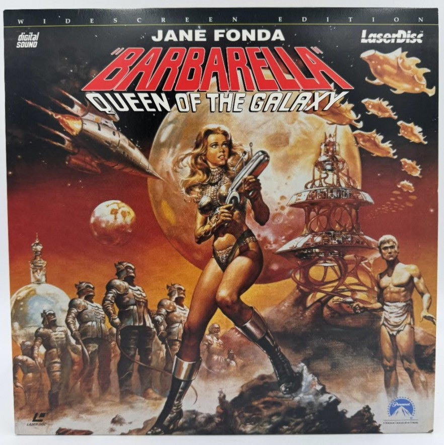 Barbarella: Queen of the Galaxy (1968) LaserDisc - Jane Fonda - Widescreen Edition - Paramount Home Video - EX