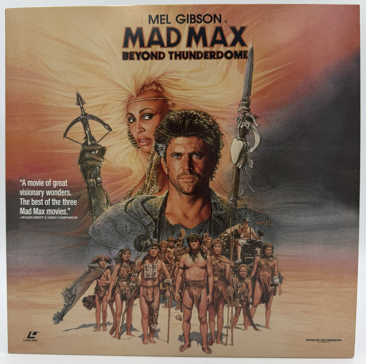 Mad Max Beyond Thunderdome (1985) LaserDisc - Mel Gibson, Tina Turner - Widescreen Edition - Warner Home Video - EX