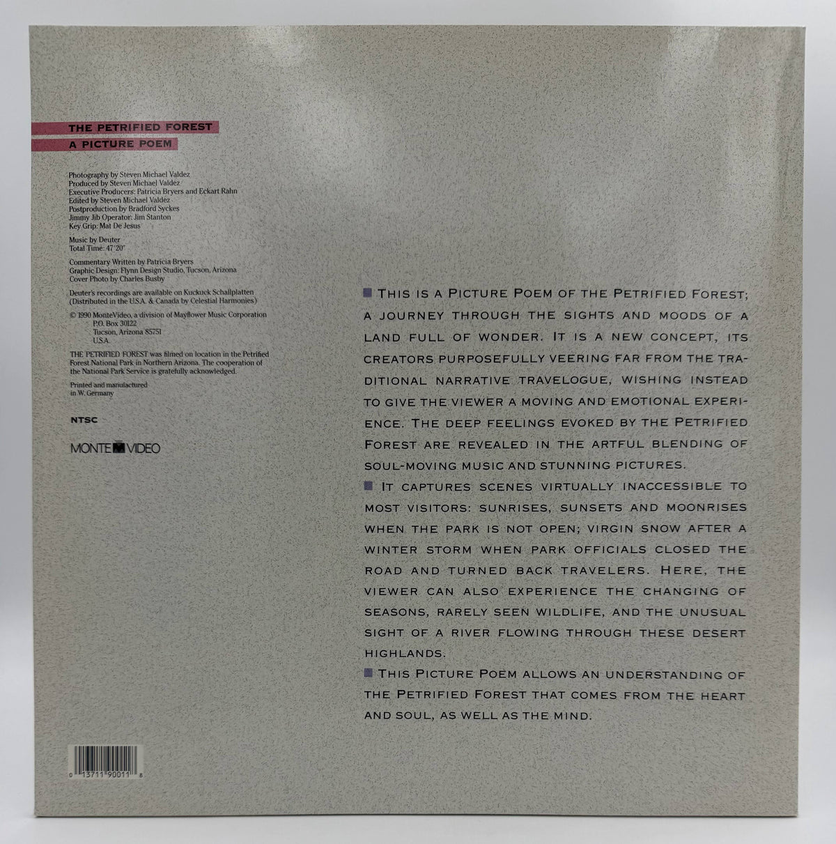 The Petrified Forest: A Picture Poem (1990) LaserDisc - EX