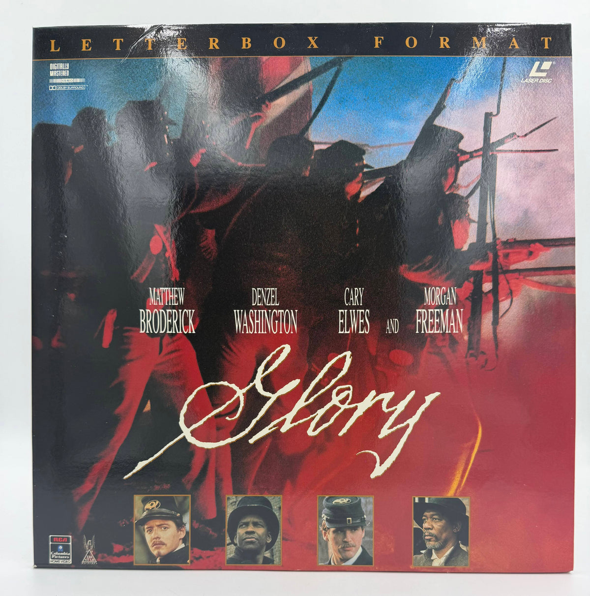 Glory (1990) Letterbox Format LaserDisc - EX