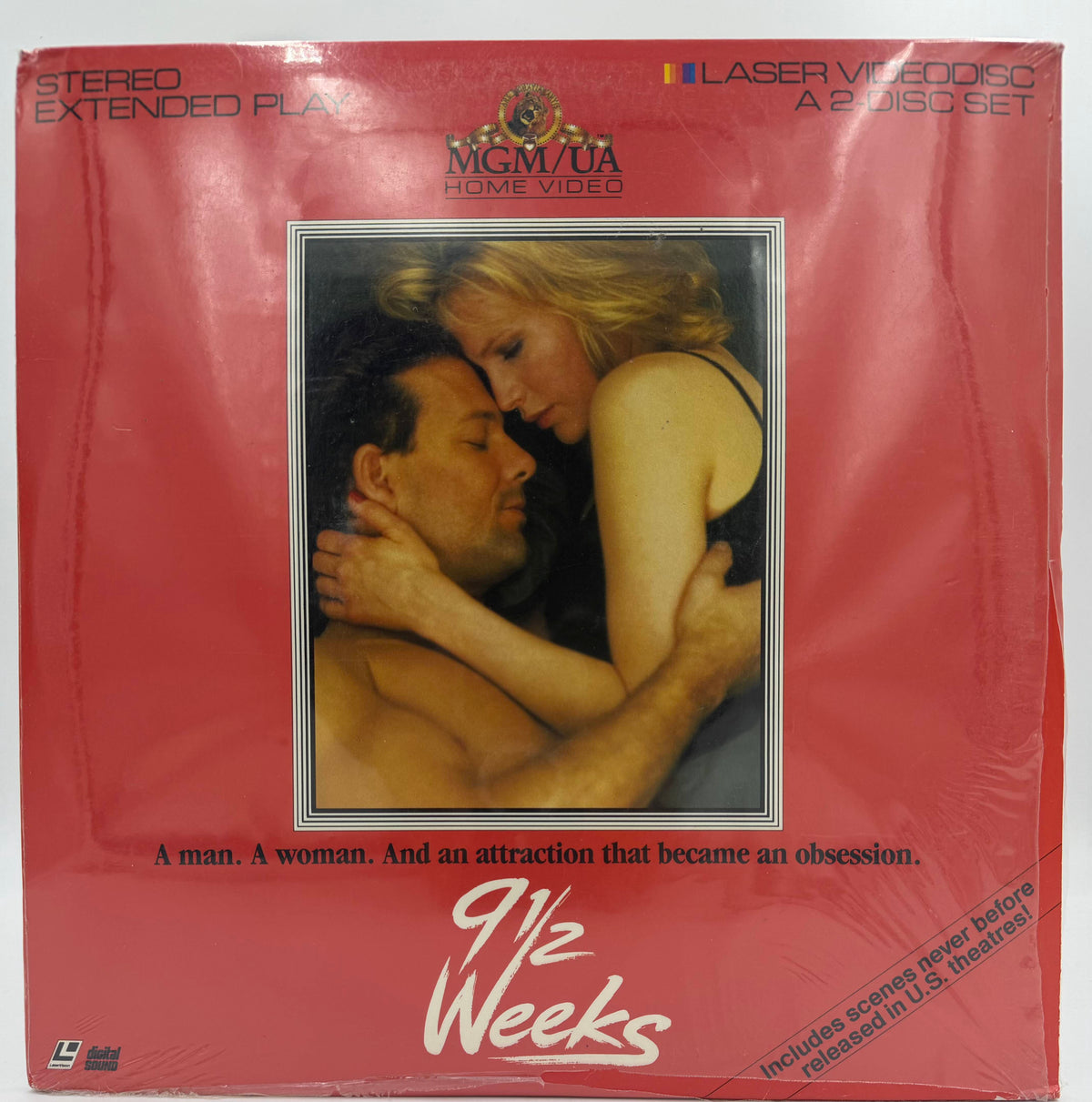 9 ½ Weeks (1986) LaserDisc - EX - Factory Sealed