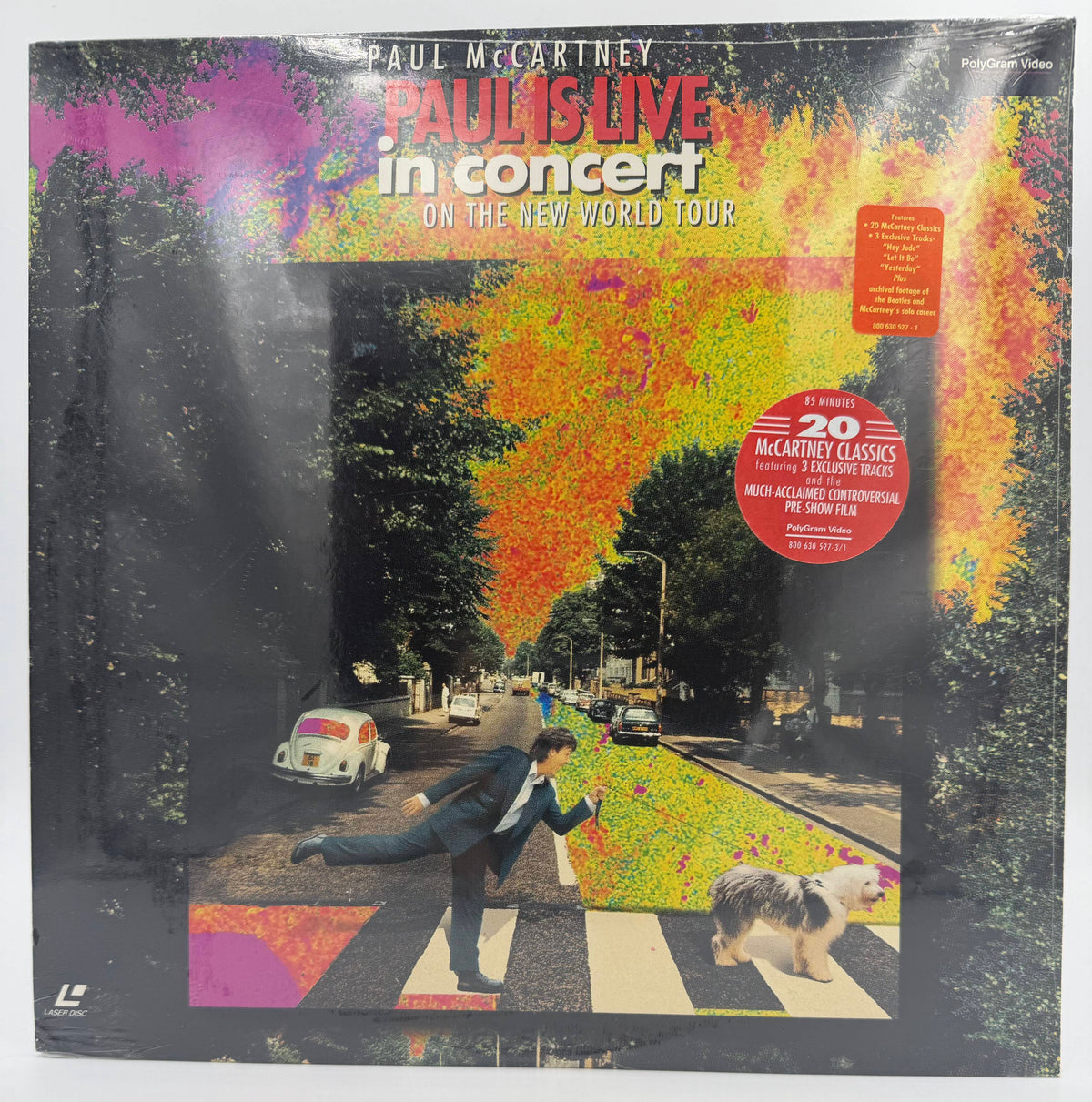 Paul McCartney: Paul Is Live In Concert On The New World Tour (1993) LaserDisc - EX - Factory Sealed