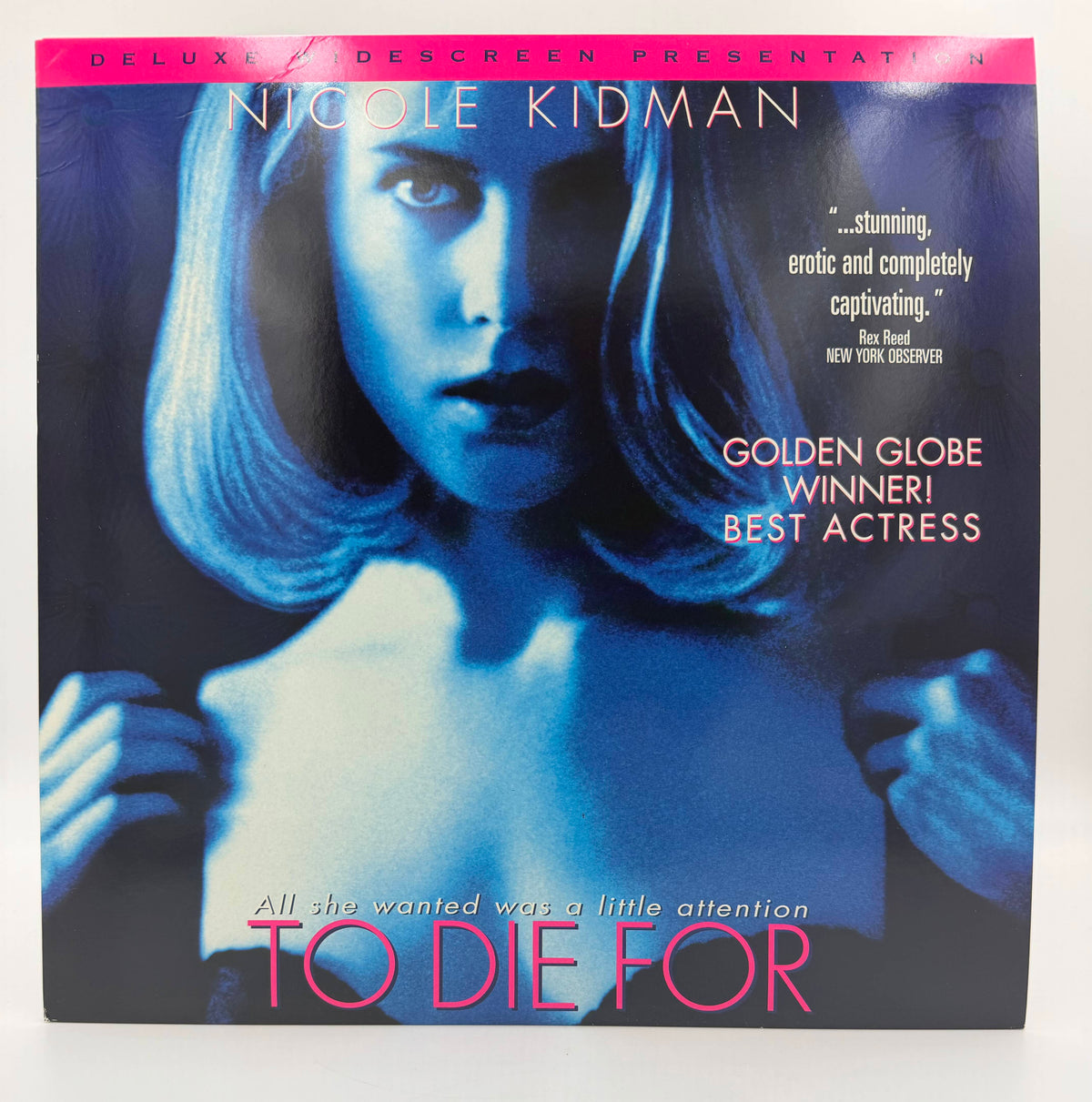 To Die For (1995) Deluxe Widescreen Presentation LaserDisc - EX