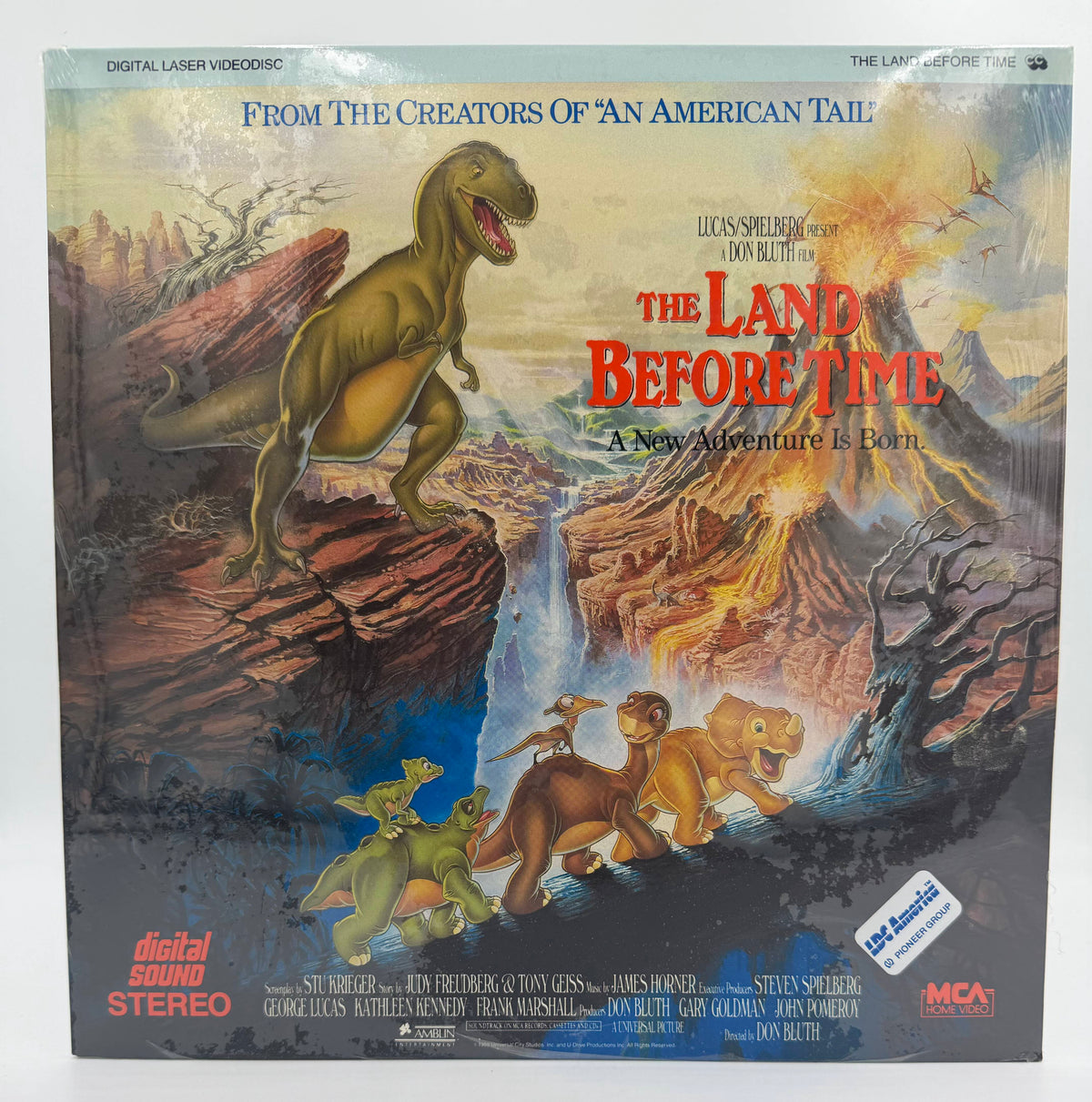 The Land Before Time (1988 / 1989) LaserDisc - EX - Factory Sealed