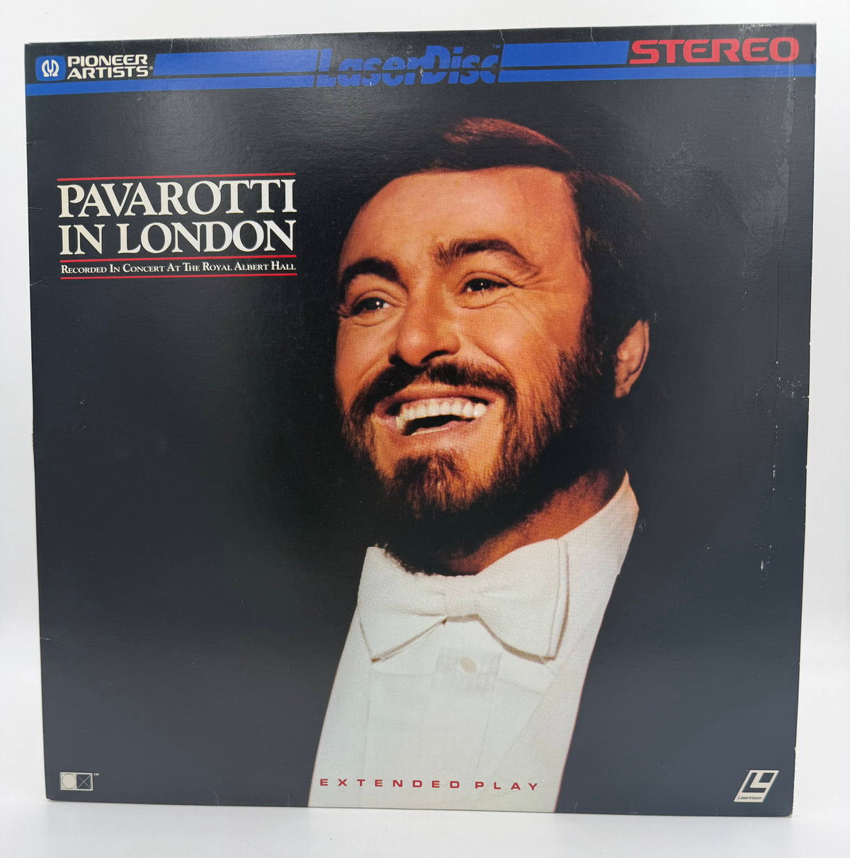 Pavarotti in London (1982 / 1983) Recorded In Concert At The Royal Albert Hall  – LaserDisc - VG+