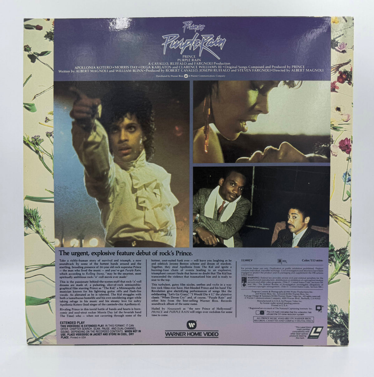 Prince - Purple Rain (1984) LaserDisc - EX