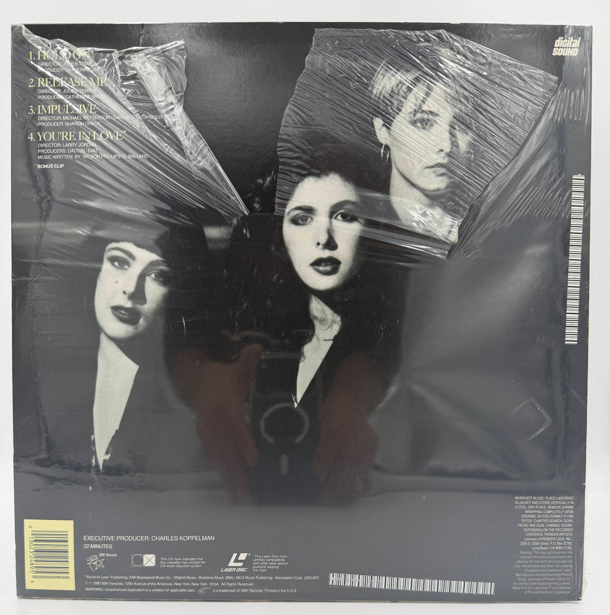 Wilson Phillips – Music Video Collection (1990) LaserDisc - EX