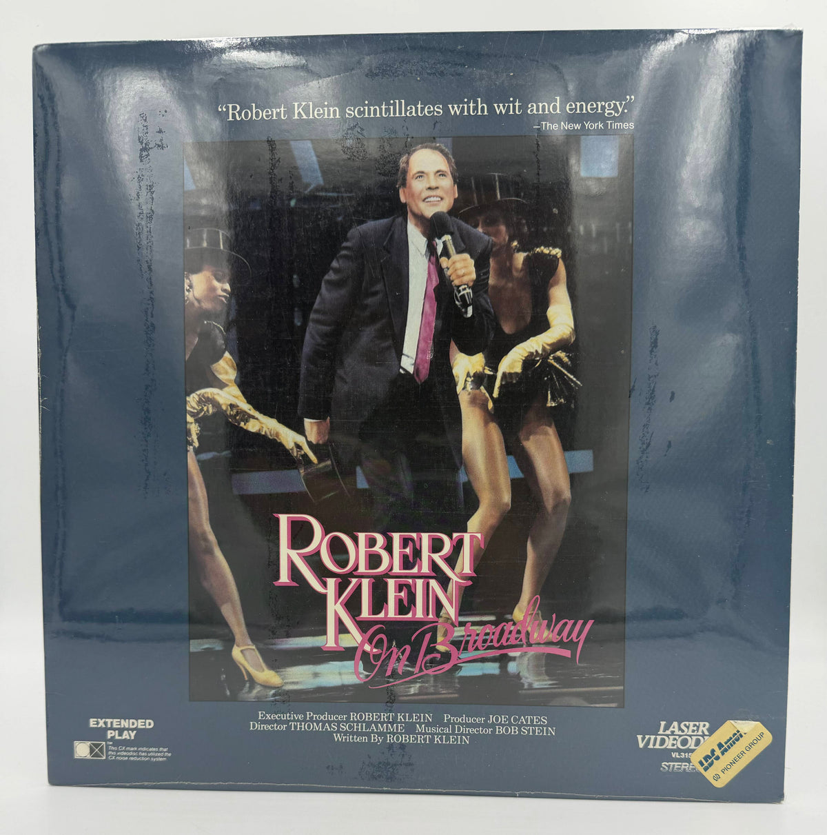 Robert Klein On Broadway (1986) LaserDisc - EX