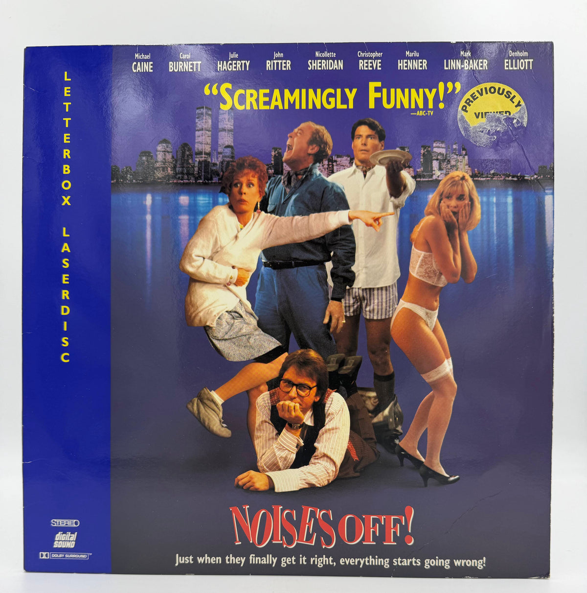 Noises Off! (1992) – Letterbox LaserDisc - VG+