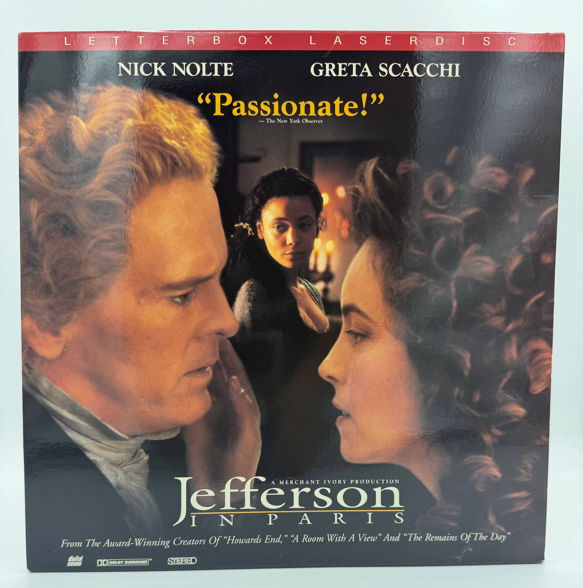 Jefferson in Paris (1995) – Letterbox LaserDisc - EX