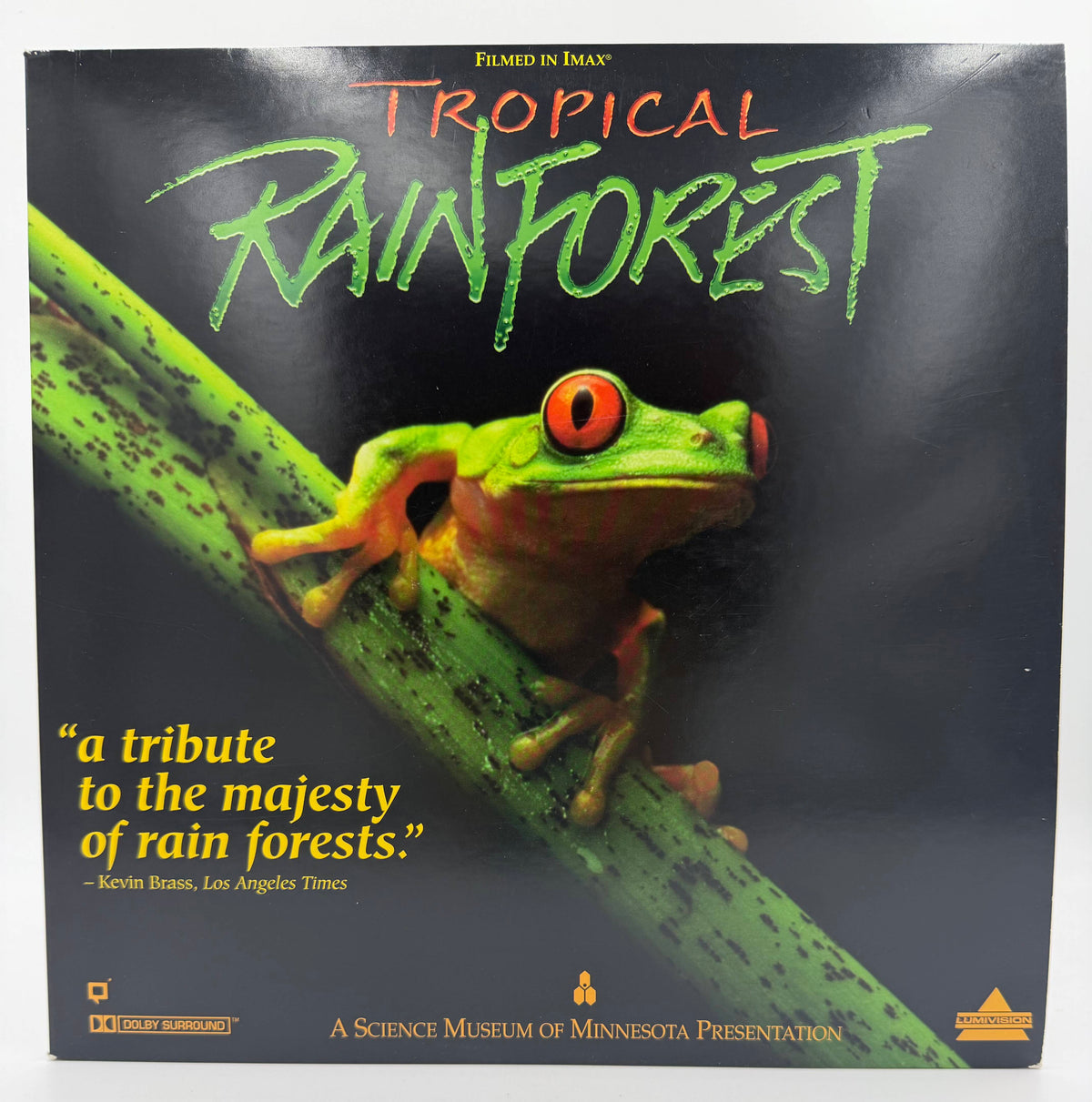 Tropical Rainforest (1992) – Filmed in IMAX LaserDisc - EX