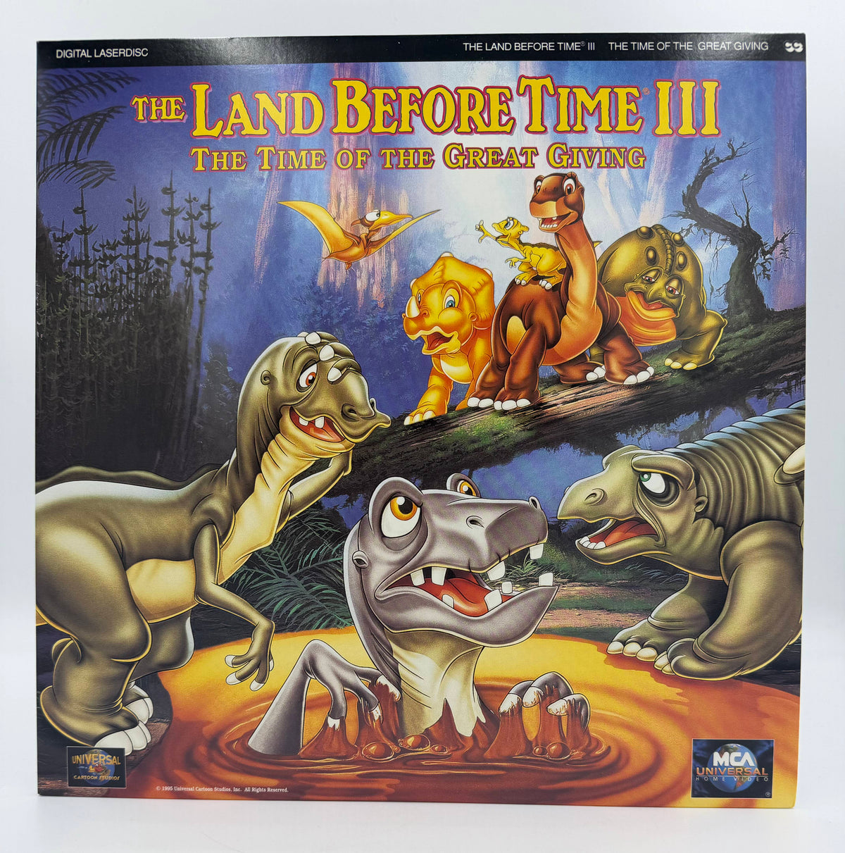 The Land Before Time III: The Time of the Great Giving (1995) – LaserDisc - EX
