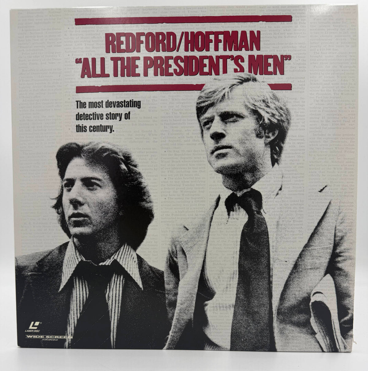 All the President's Men (1994) Wide Screen Edition – LaserDisc - EX