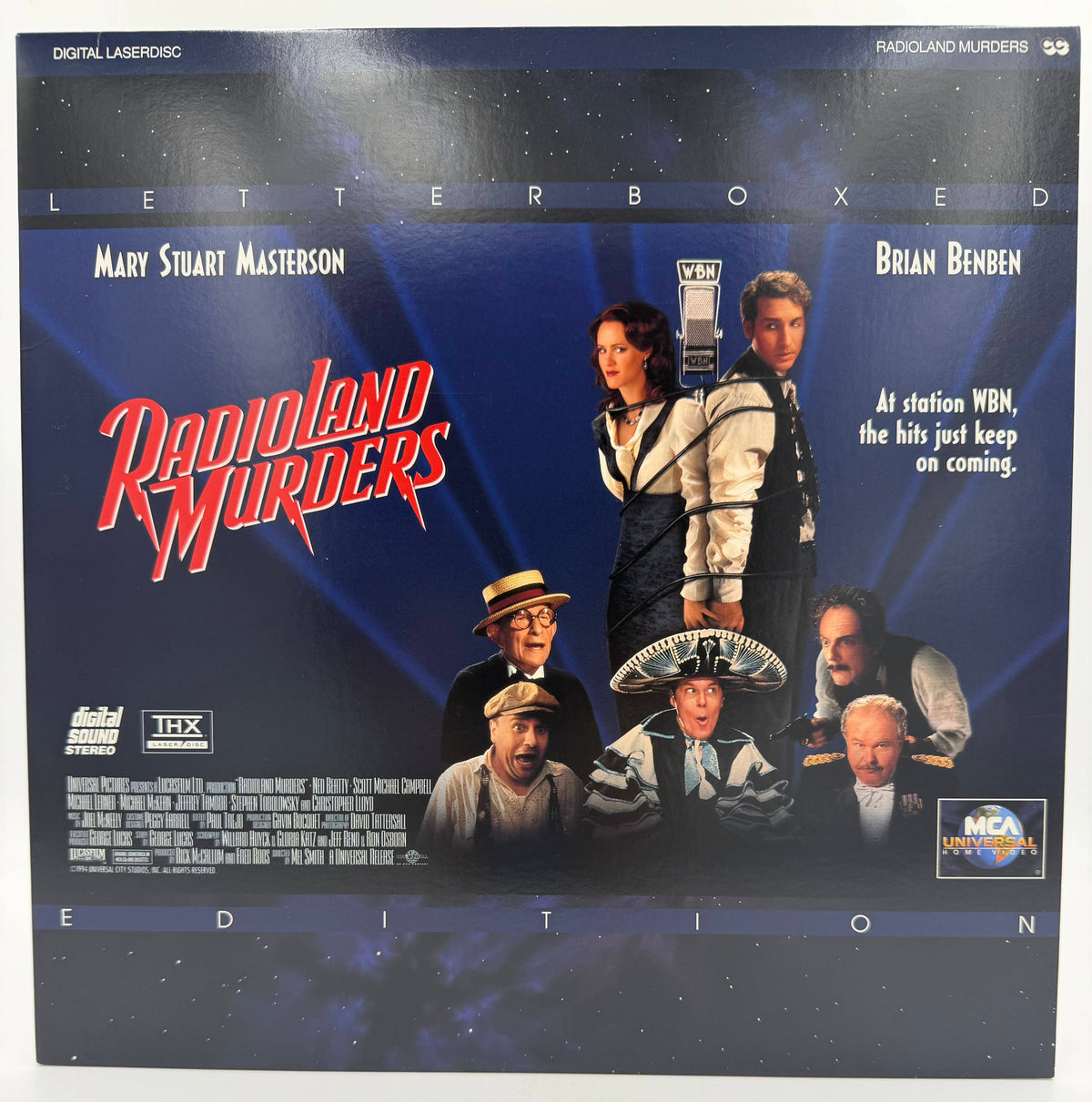 Radioland Murders (1994 / 1995) Letterboxed Edition – LaserDisc . EX