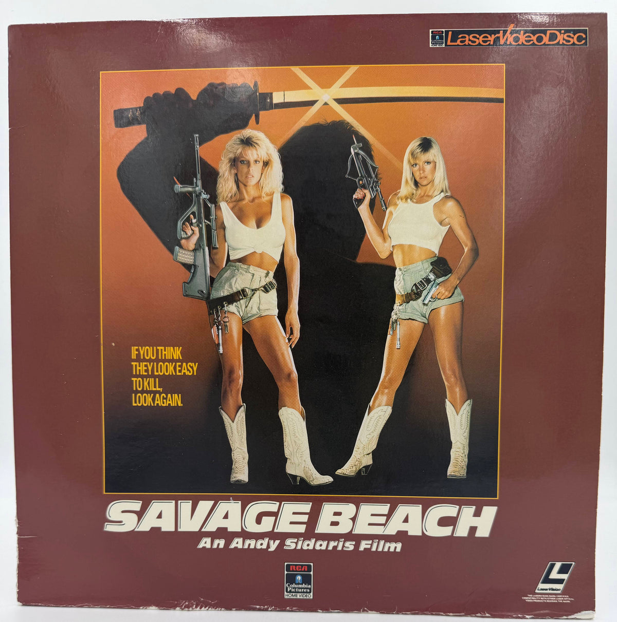 Savage Beach (1989 / 1990) – LaserDisc - VG