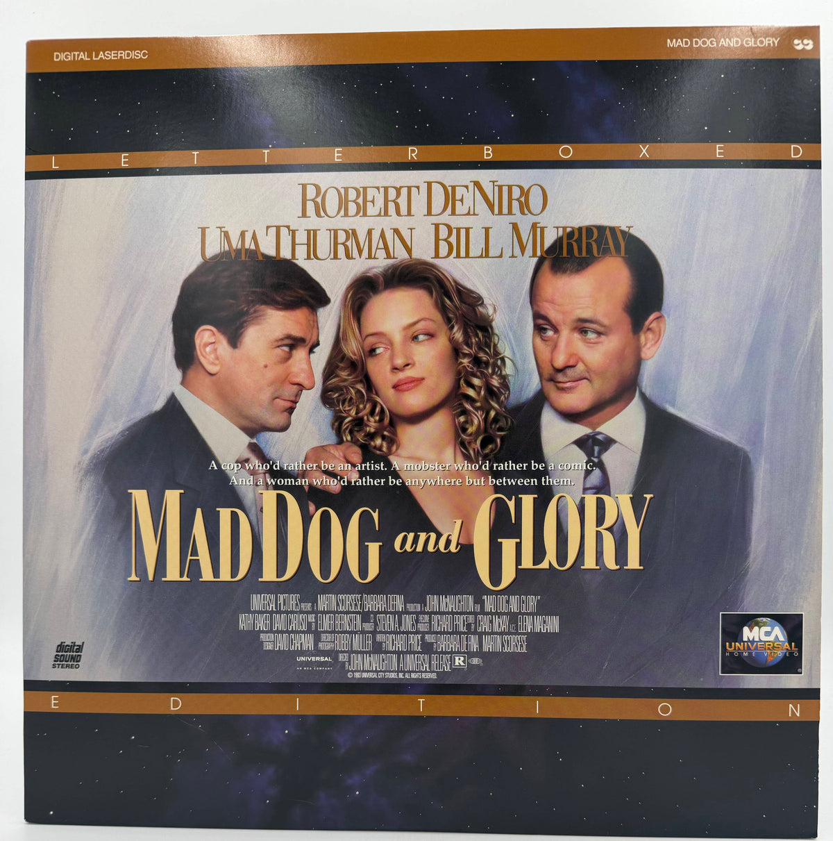 Mad Dog and Glory (1993) Letterboxed Edition – LaserDisc - EX.