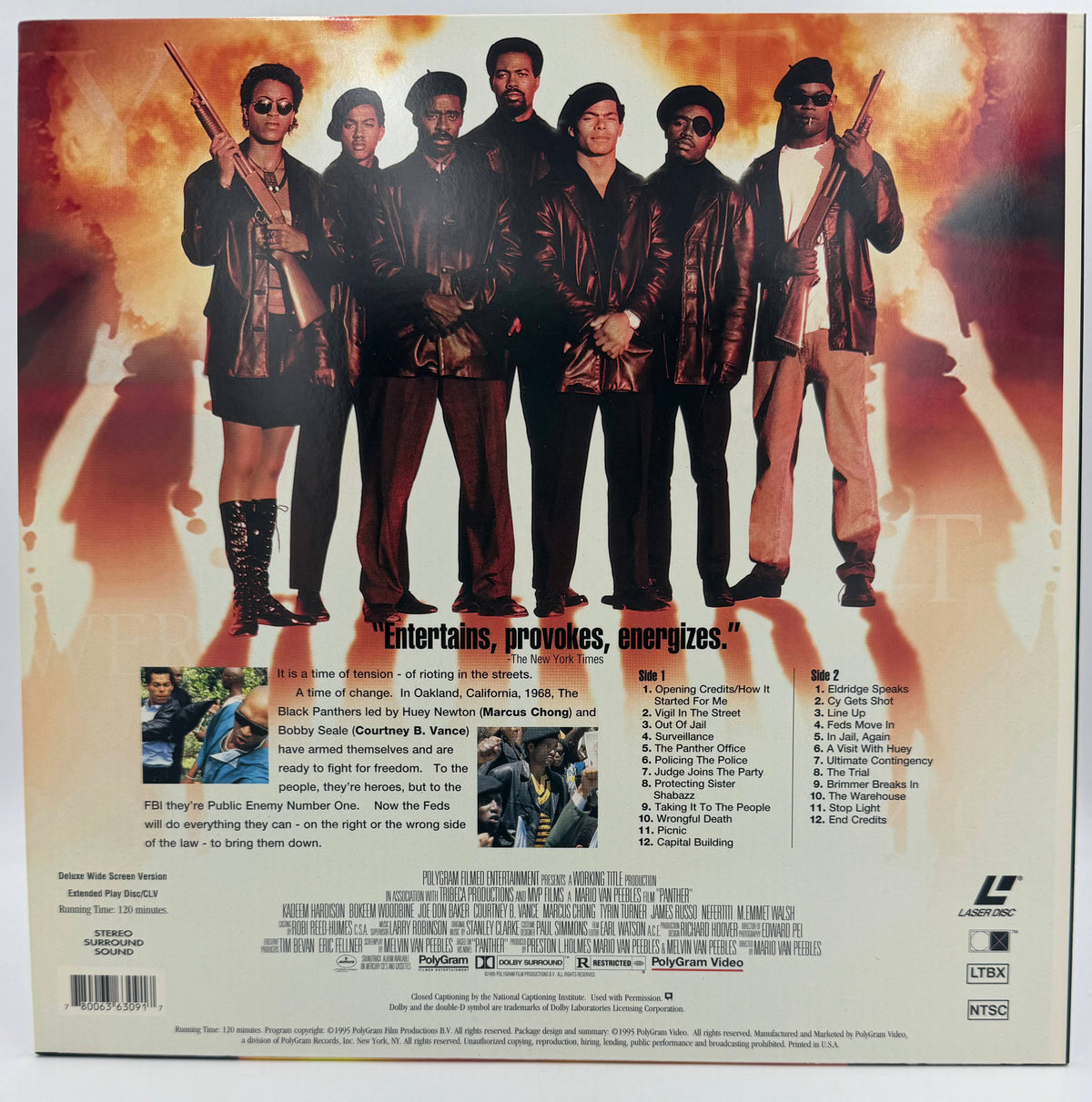 Panther (1995) Deluxe Widescreen Version – LaserDisc - EX.