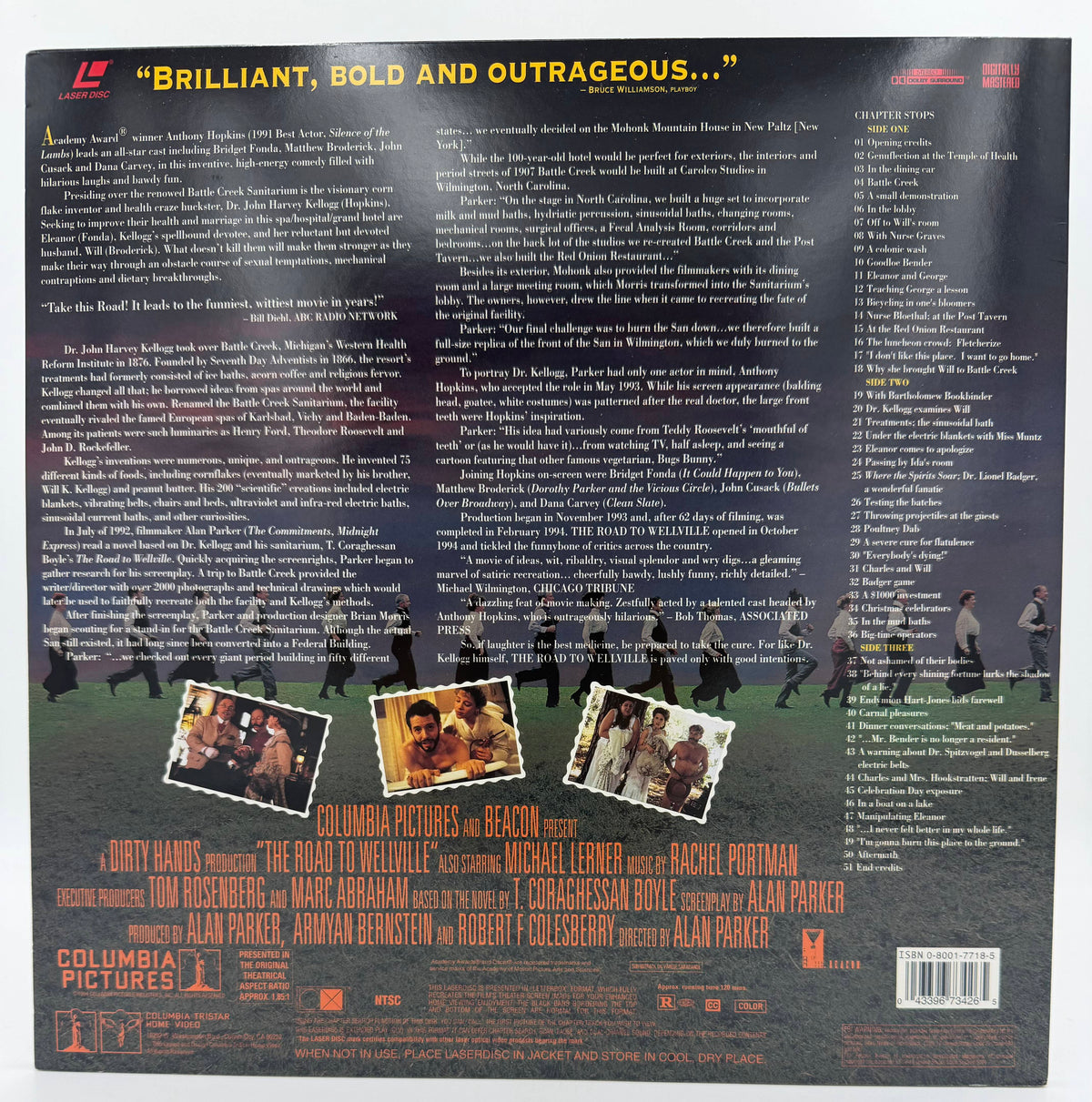 The Road to Wellville (1994) Deluxe Widescreen Presentation – LaserDisc - EX