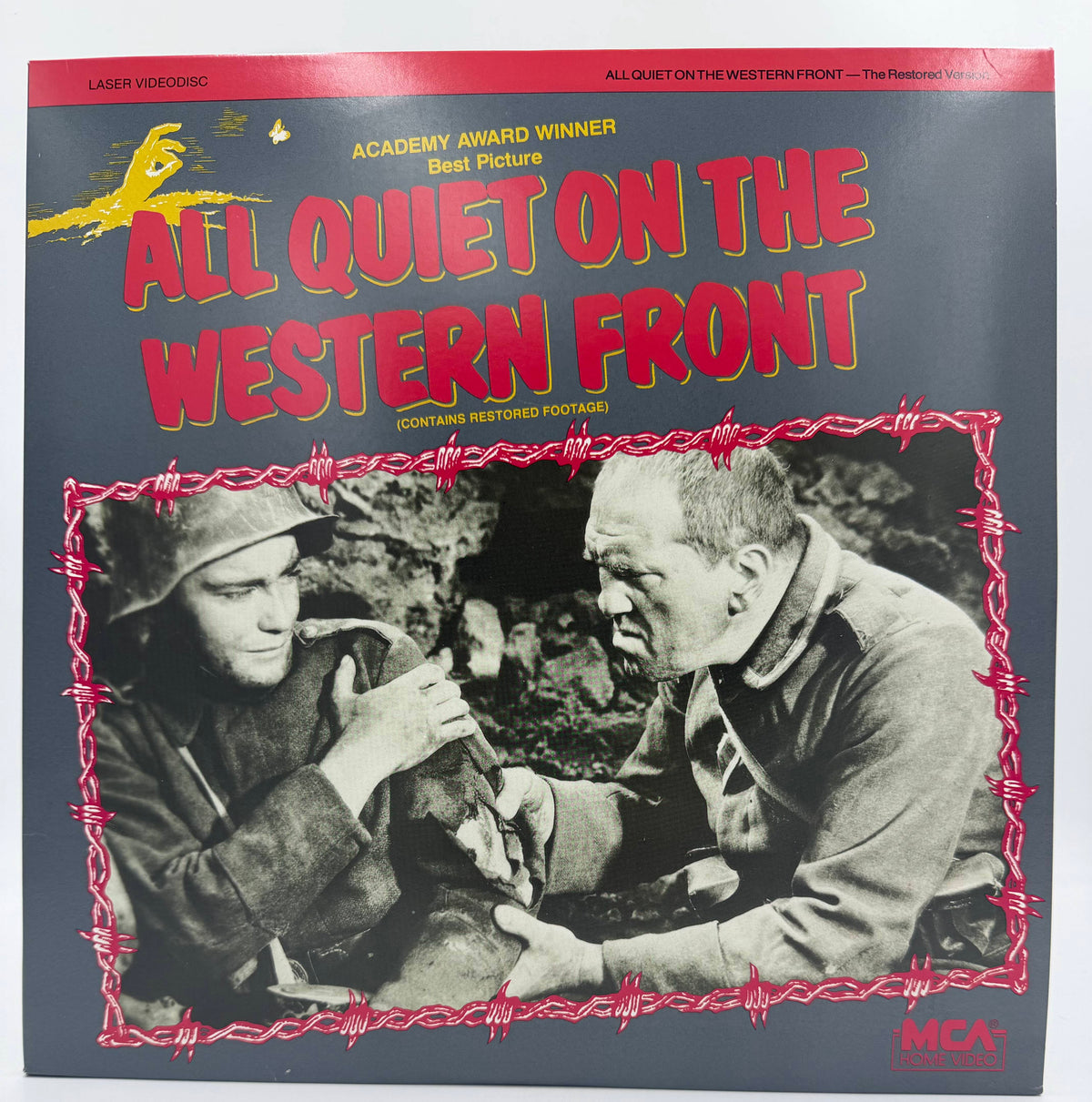 All Quiet on the Western Front (1930 / 1987) The Restored Version – LaserDisc - EX.
