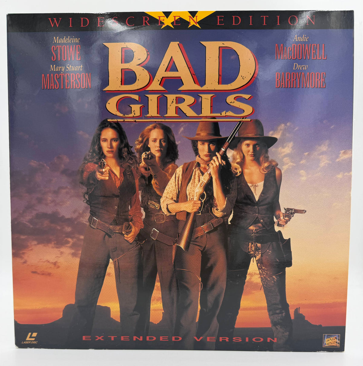 Bad Girls (1994) Widescreen Edition - Extended Version – LaserDisc -EX