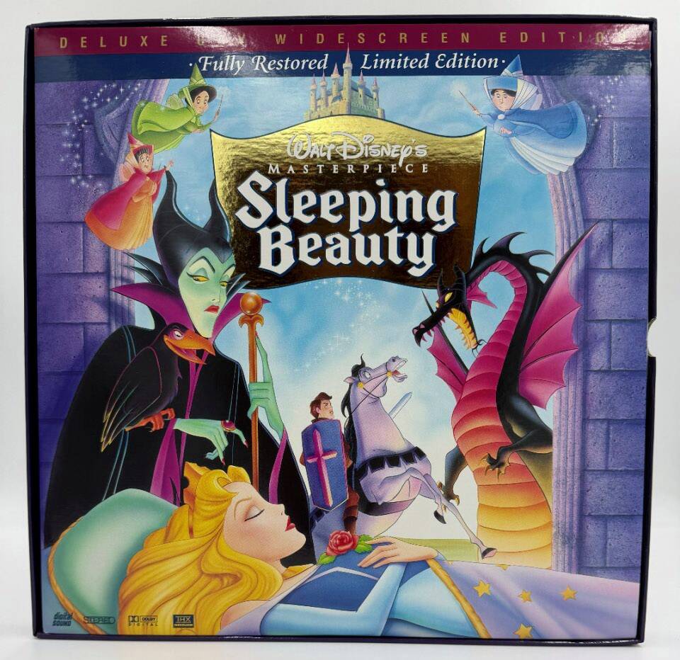 Sleeping Beauty (1959 / 1997) Masterpiece Deluxe CAV Widescreen Edition Box Set – LaserDisc - EX