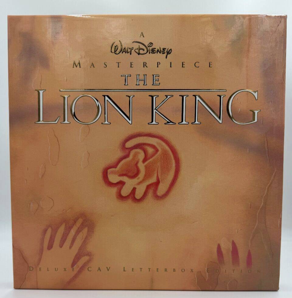 The Lion King (1994 / 1995) Masterpiece Deluxe CAV Letterbox Edition Box Set – LaserDisc - EX