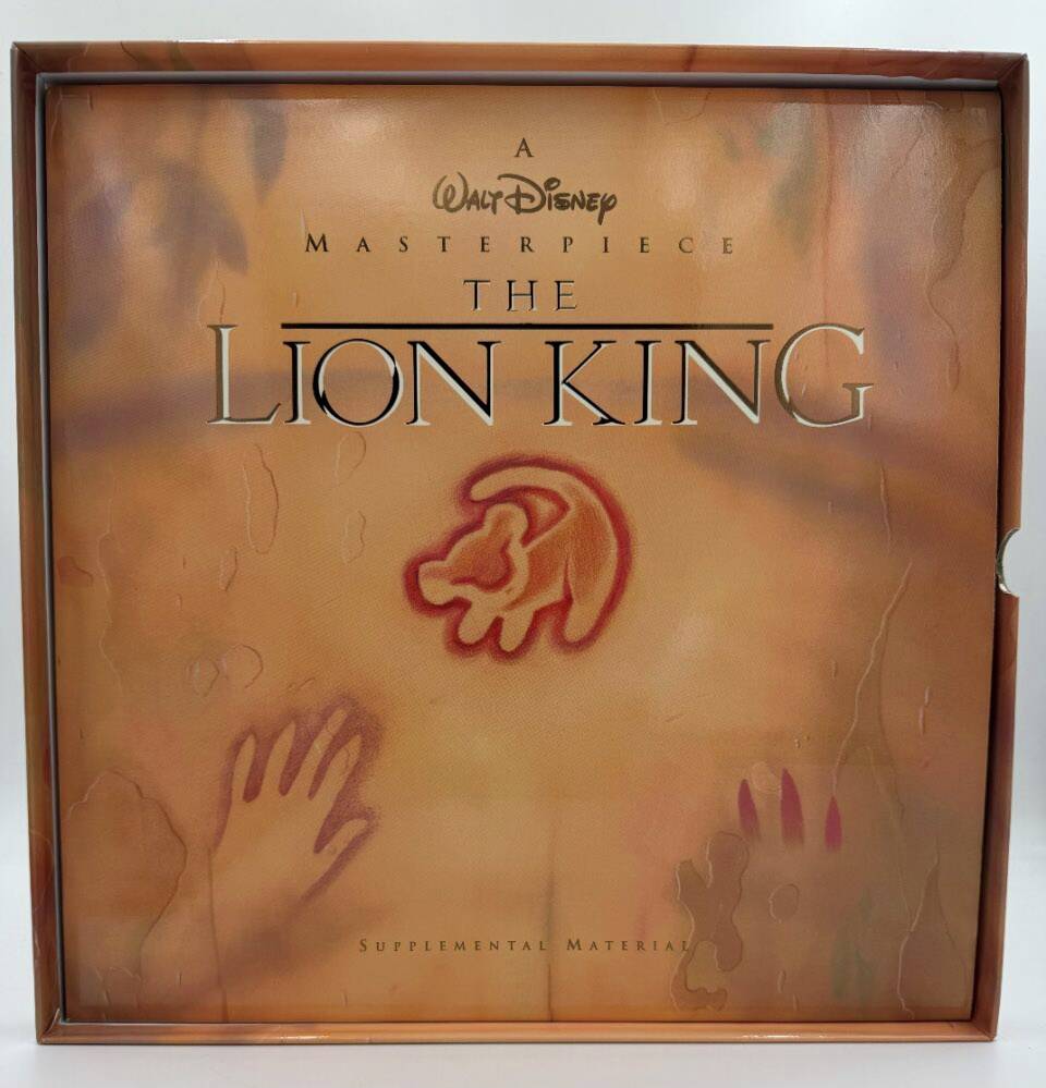 The Lion King (1994 / 1995) Masterpiece Deluxe CAV Letterbox Edition Box Set – LaserDisc - EX