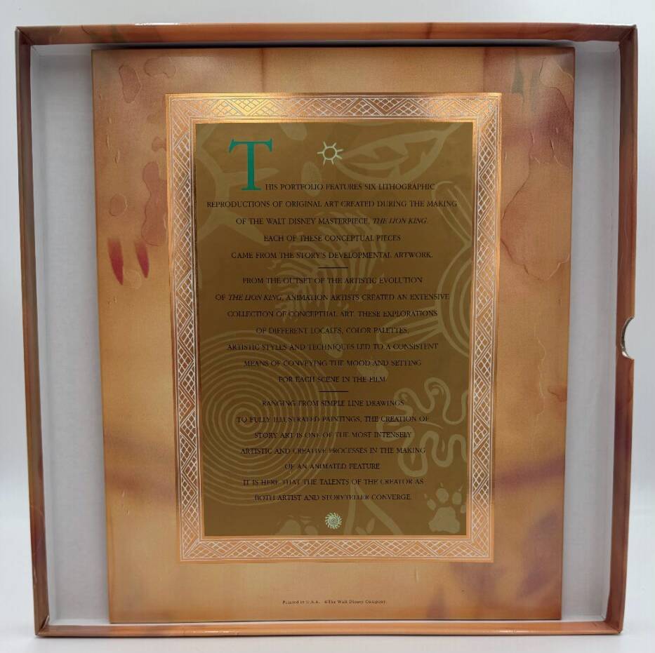 The Lion King (1994 / 1995) Masterpiece Deluxe CAV Letterbox Edition Box Set – LaserDisc - EX