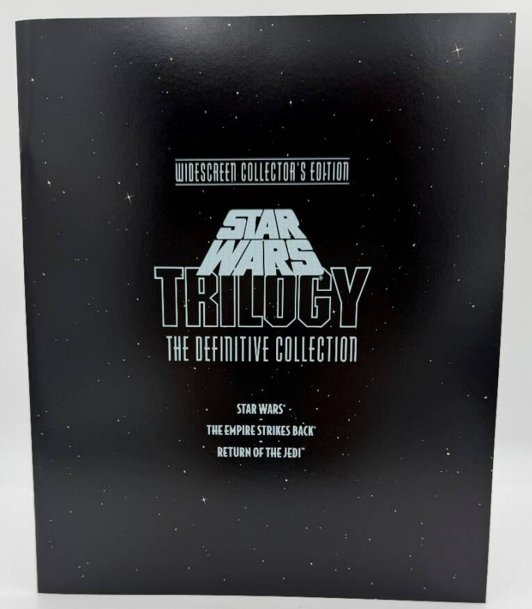 Star Wars Trilogy: The Definitive Collection (1977-1983 / 1993) Widescreen Collector's Edition CAV Box Set – LaserDisc - EX