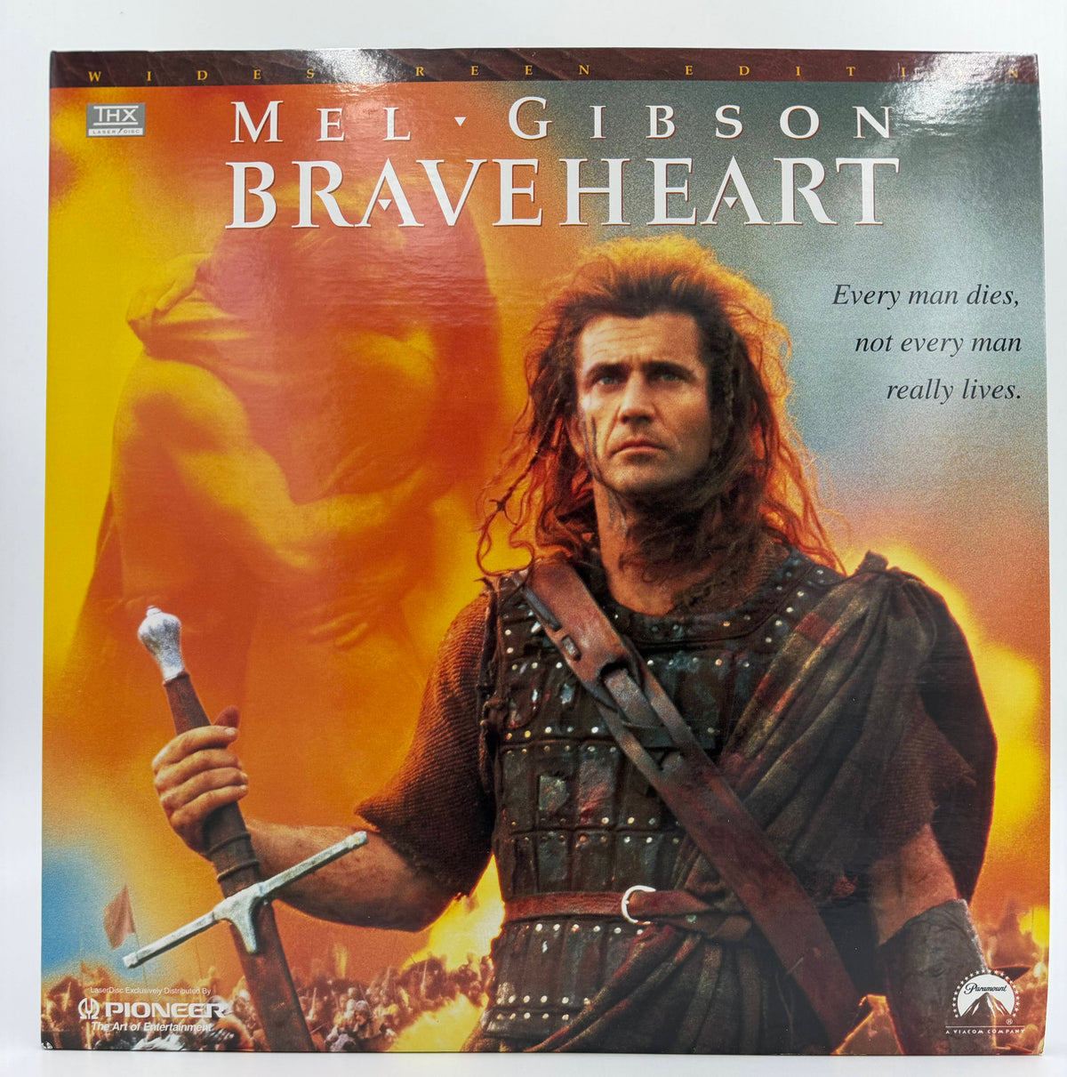 Braveheart (1995 / 1996) Widescreen Edition – LaserDisc - EX