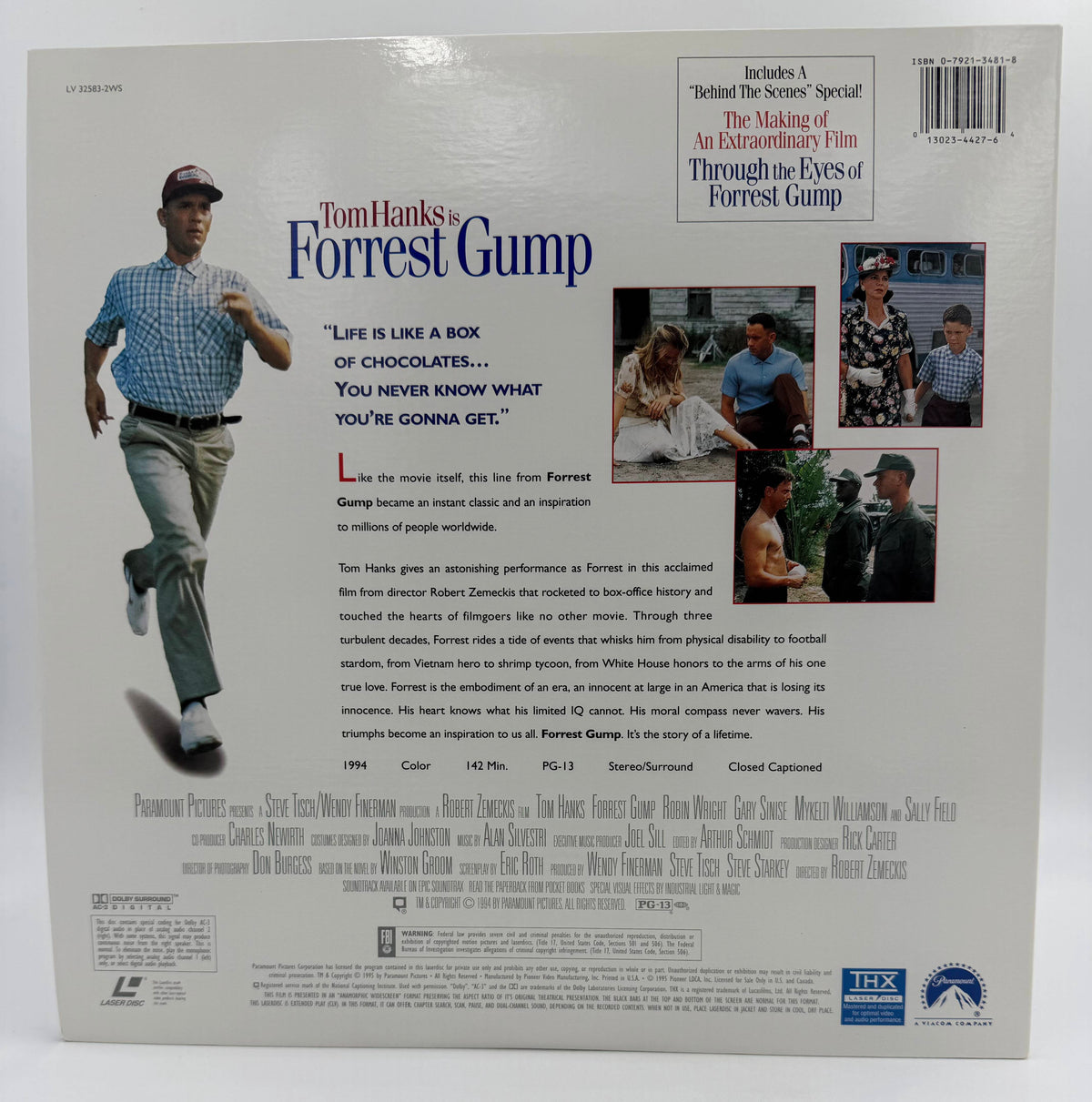 Forrest Gump (1994 / 1995) Widescreen Deluxe Edition – LaserDisc - EX