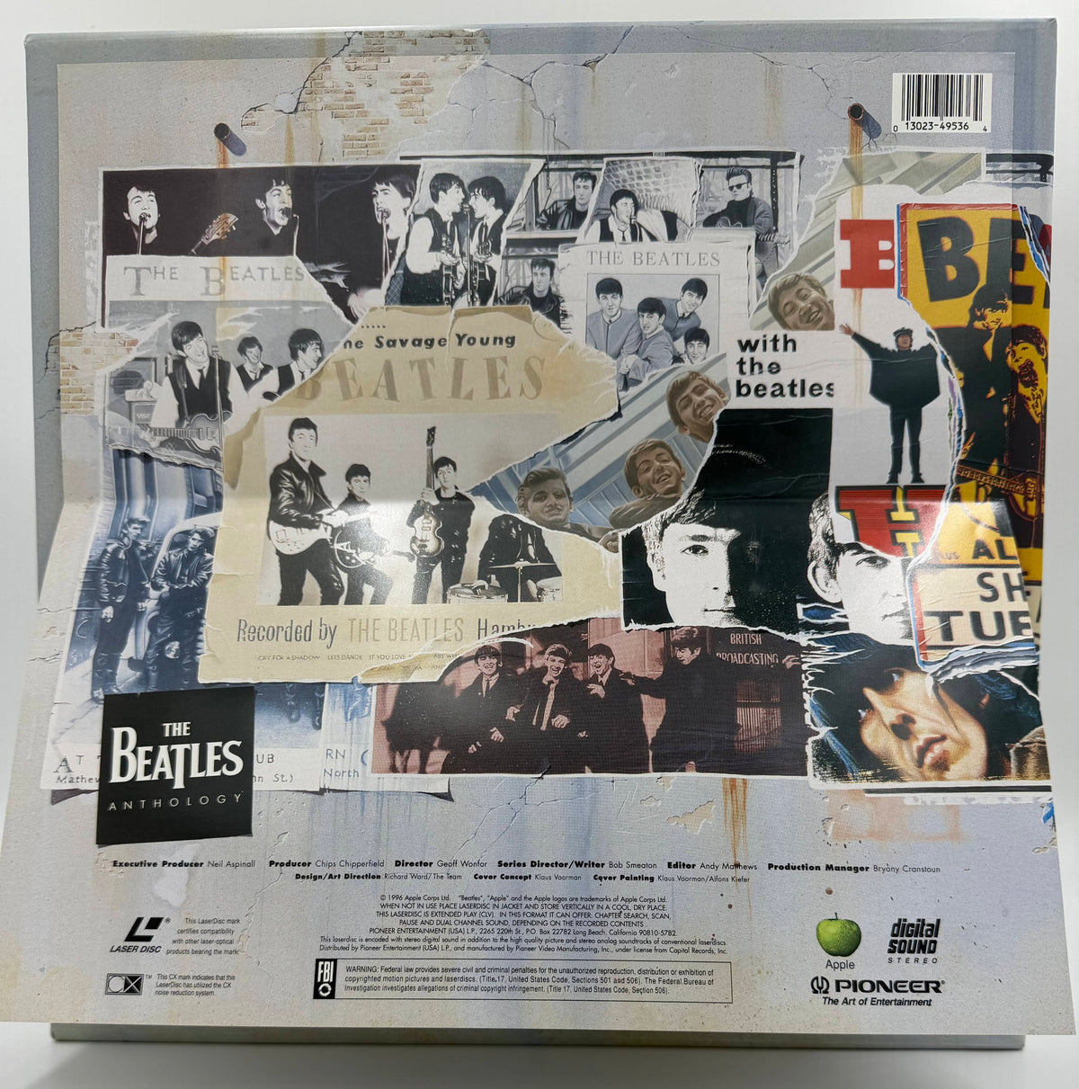 The Beatles Anthology (1996) 8-Volume Deluxe Box Set – LaserDisc - EX