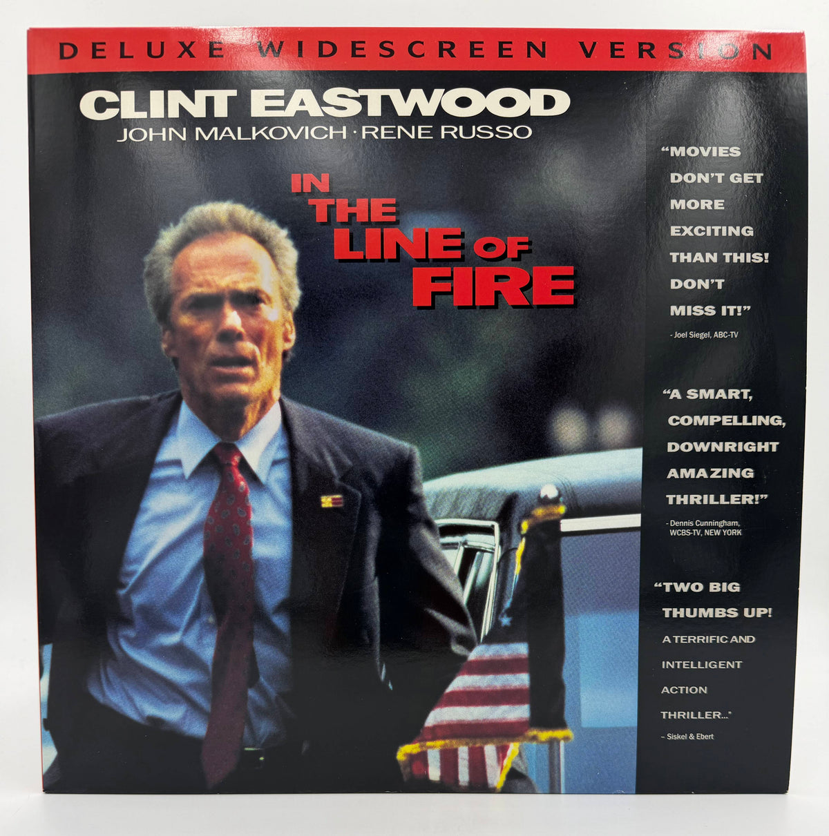 In the Line of Fire (1993 / 1993) Deluxe Widescreen Version – LaserDisc - EX