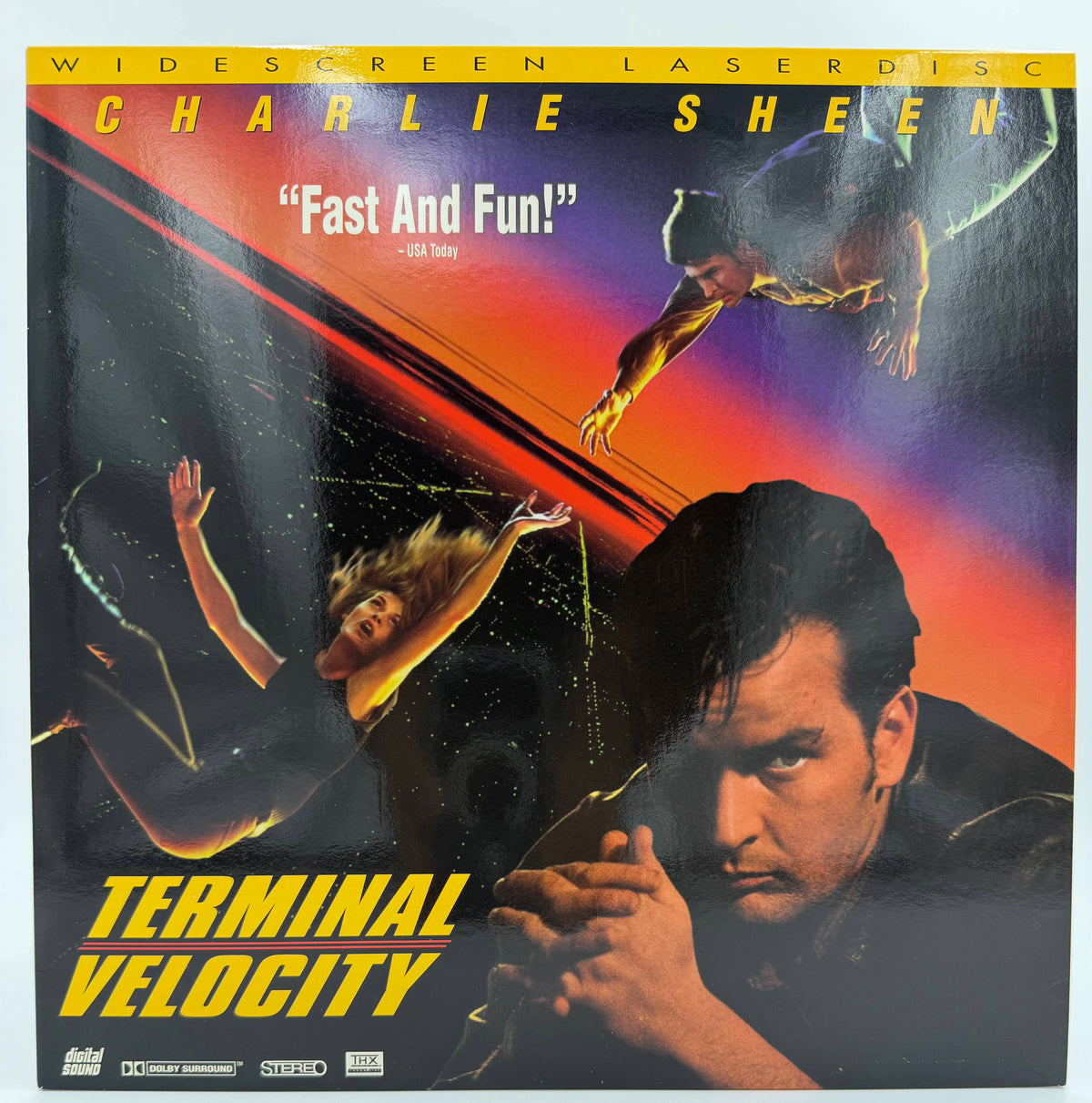 Terminal Velocity (1994 / 1995) Widescreen LaserDisc – LaserDisc - EX