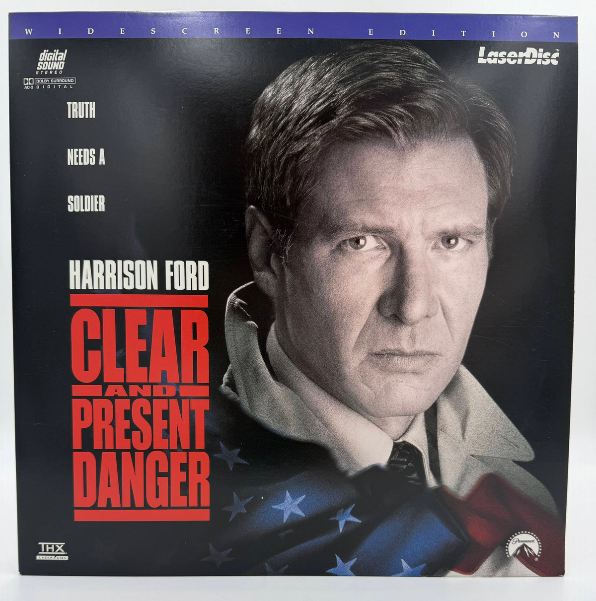 Clear and Present Danger (1994 / 1995) Widescreen Edition – LaserDisc - EX