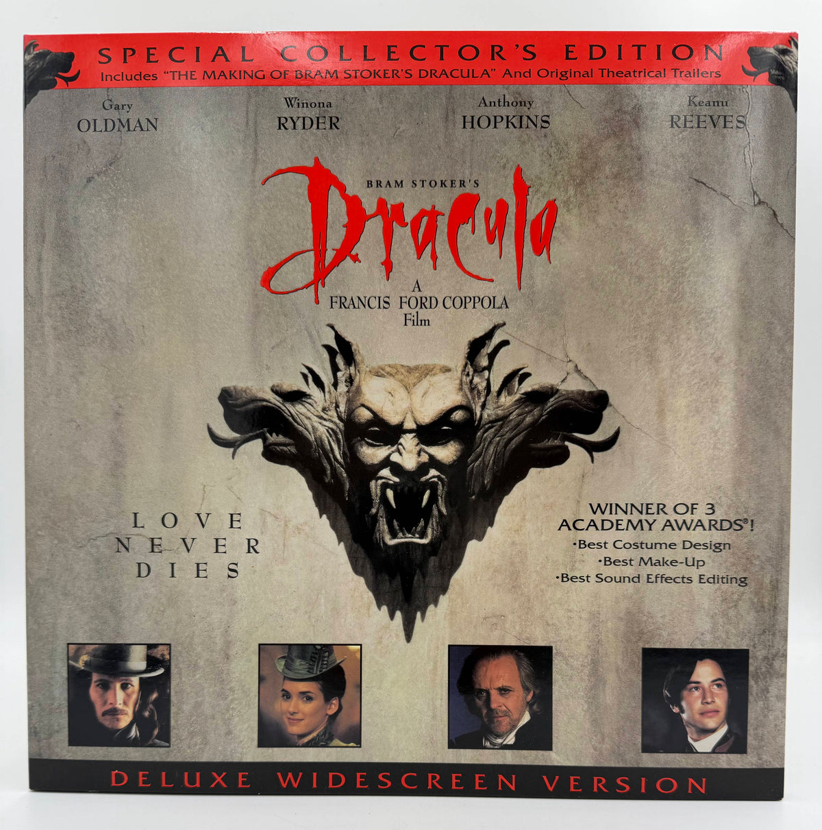 Bram Stoker's Dracula (1992 / 1993) Special Collector's Edition Deluxe Widescreen Version – LaserDisc - EX