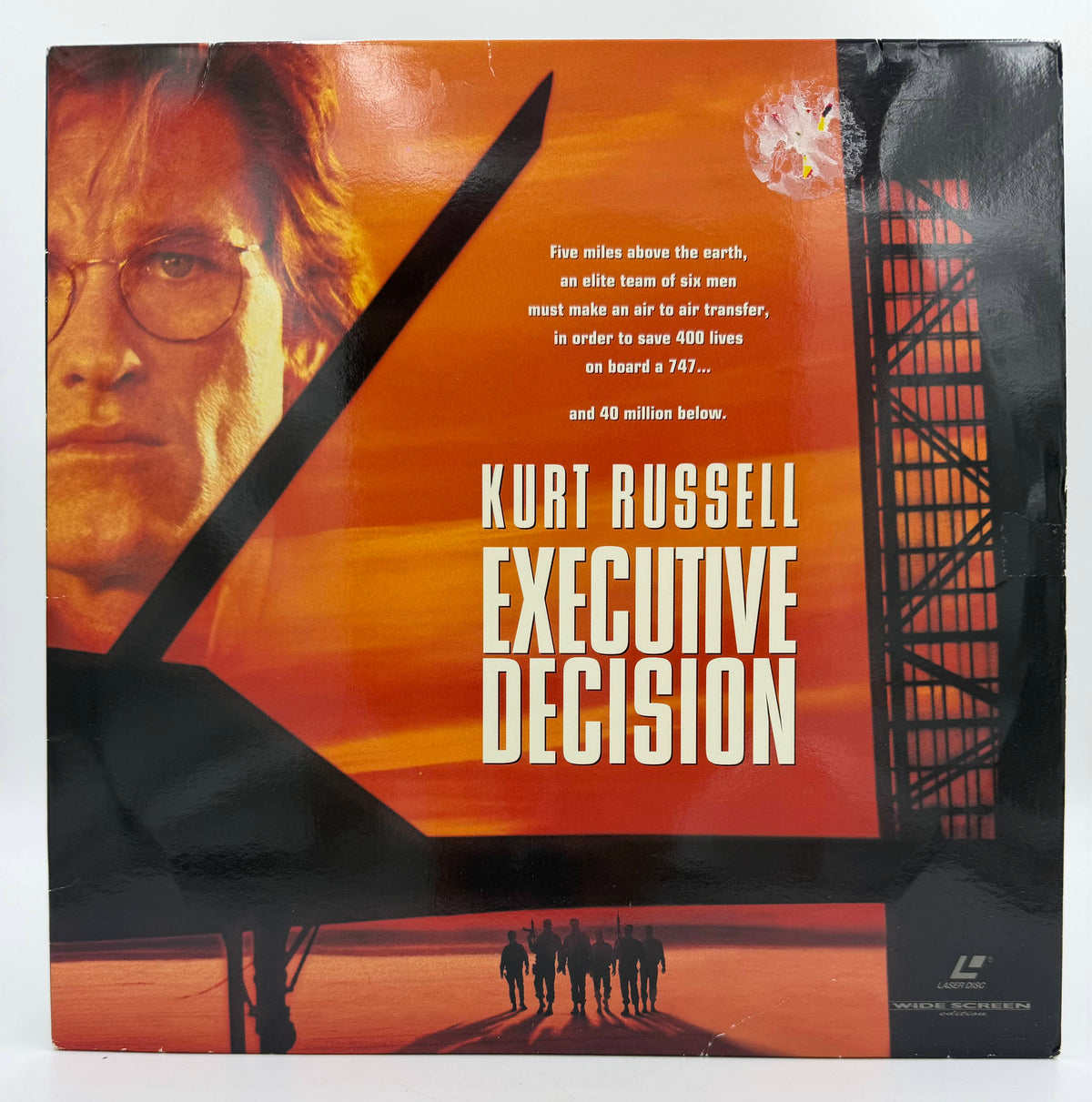 Executive Decision (1996 / 1996) Wide Screen Edition – LaserDisc - VG+