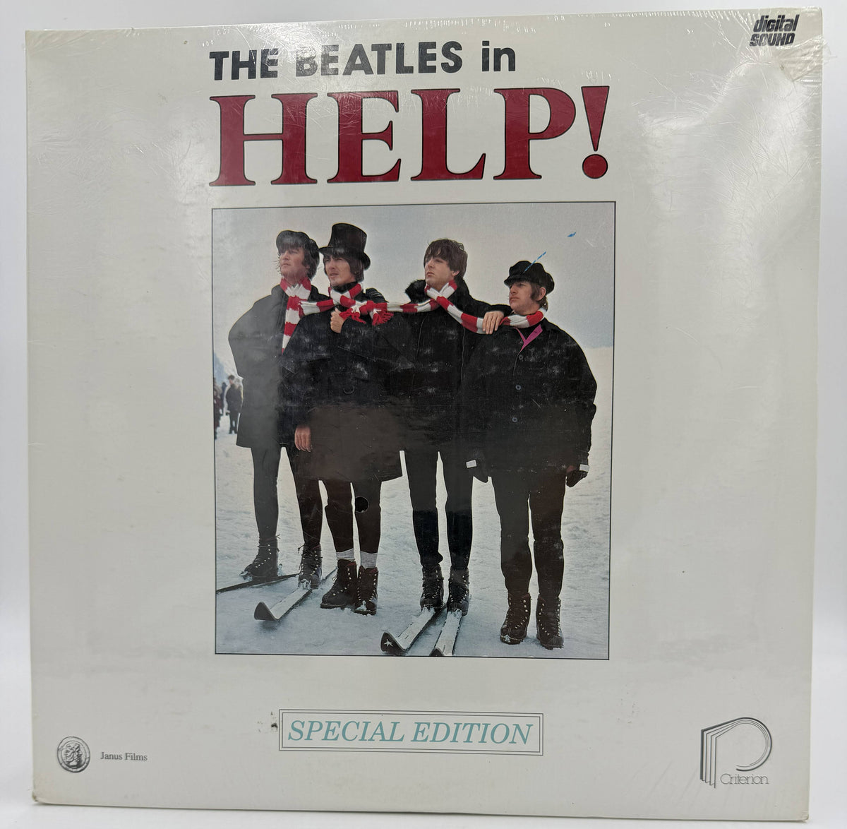 The Beatles in HELP! (1965 / 1987) Criterion Collection Special Edition – LaserDisc - EX - Factory Sealed