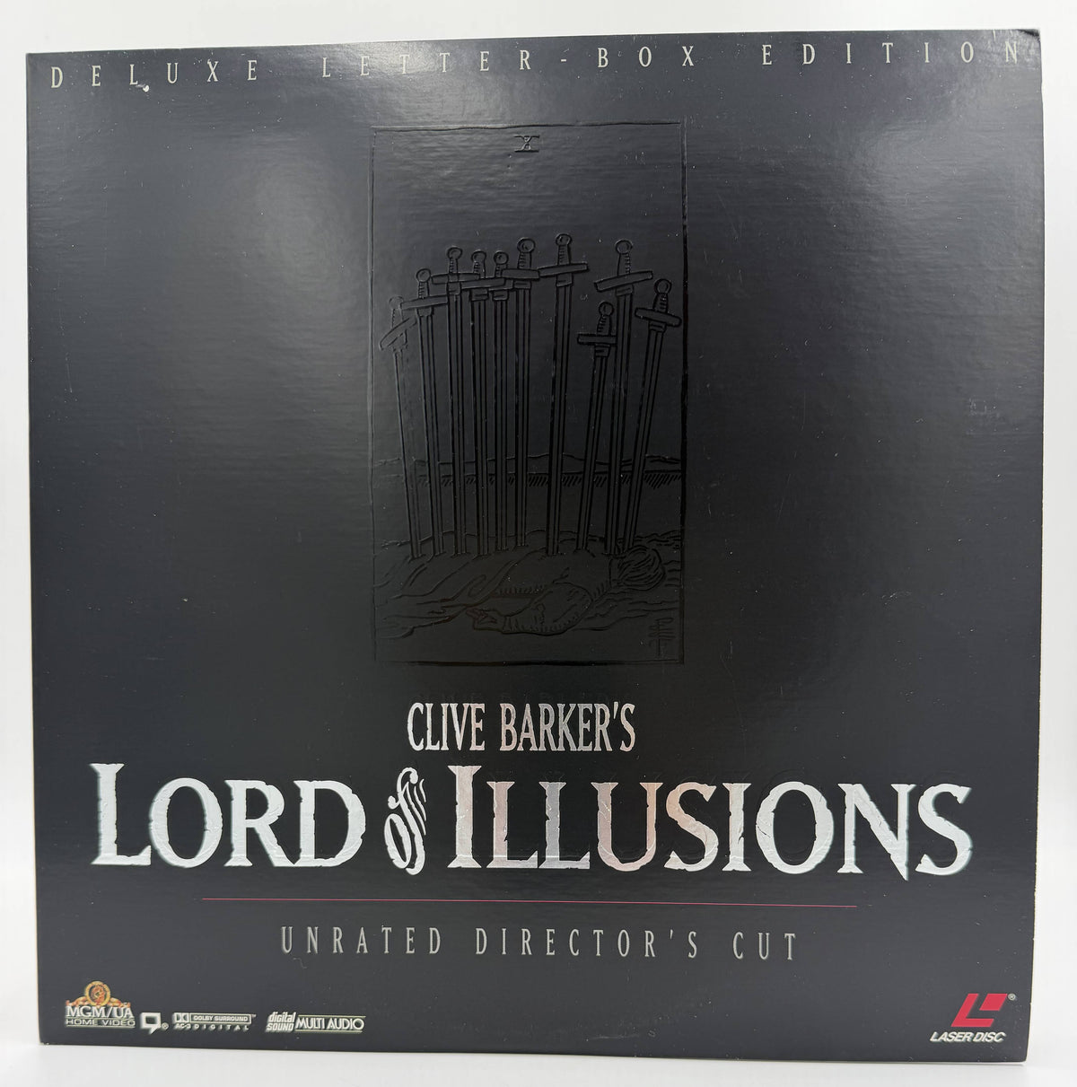 Clive Barker's Lord of Illusions (1995 / 1996) Deluxe Letter-Box Edition Unrated Director's Cut – LaserDisc - EX Horror