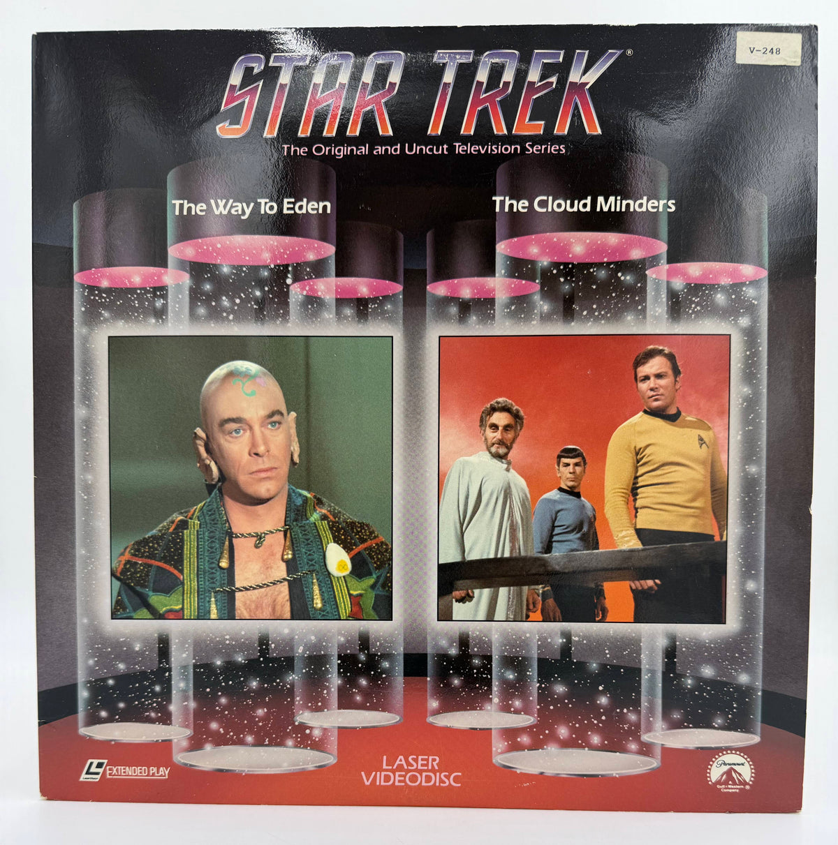 Star Trek: The Original Series – "The Way To Eden" / "The Cloud Minders" (1969 / 1988) Standard Edition – LaserDisc - VG+