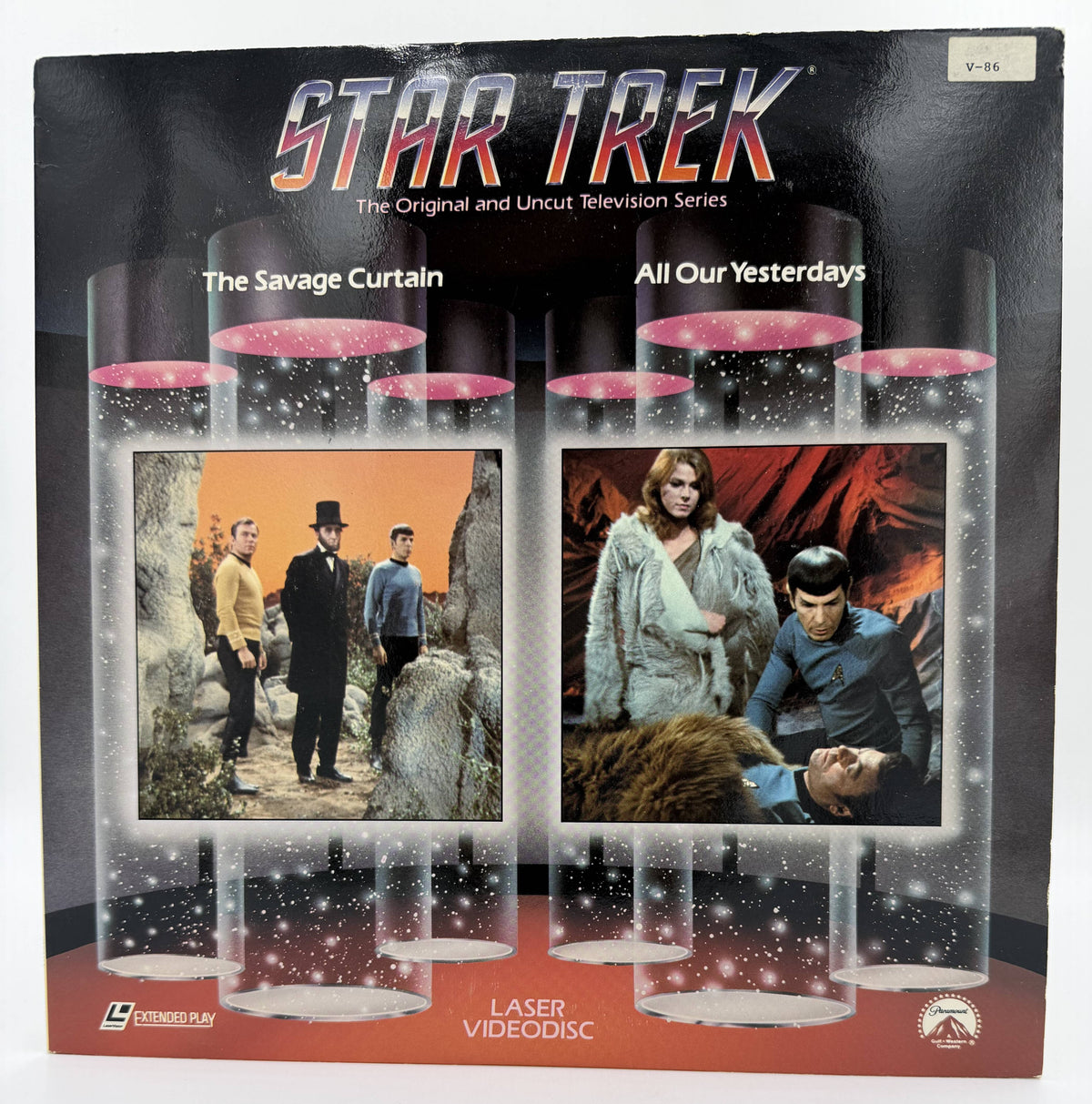 Star Trek: The Original Series – "The Savage Curtain" / "All Our Yesterdays" (1969 / 1988) Standard Edition – LaserDisc - VG+