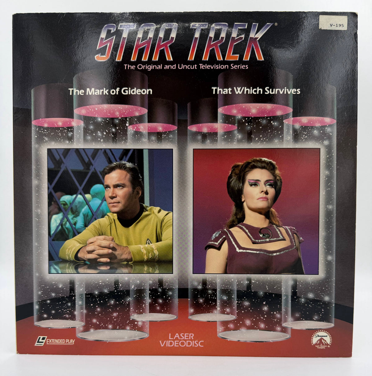 Star Trek: The Original Series – "The Mark of Gideon" / "That Which Survives" (1969 / 1988) Standard Edition – LaserDisc - VG+