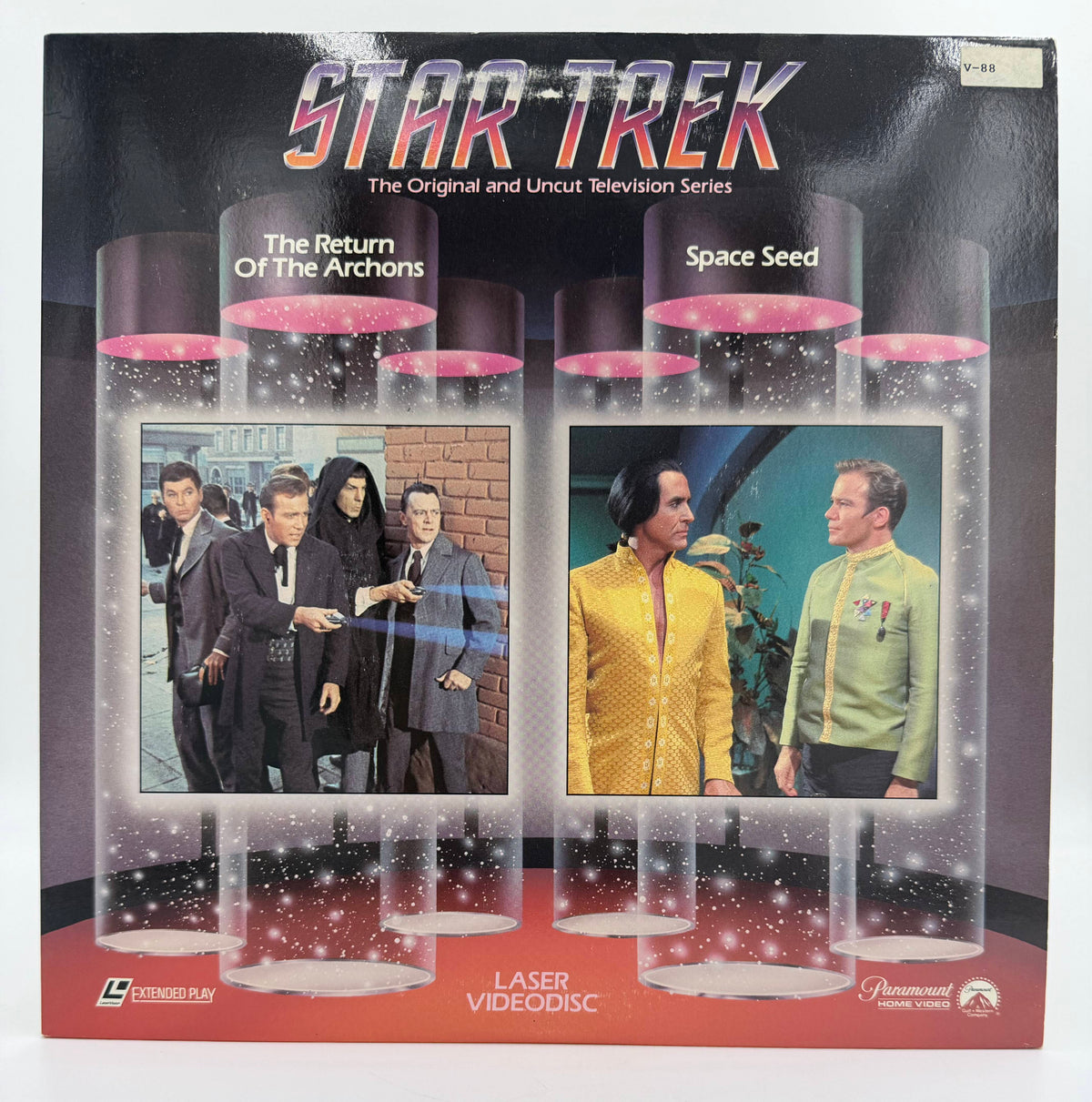 Star Trek: The Original Series – "The Return Of The Archons" / "Space Seed" (1967 / 1985) Standard Edition – LaserDisc - VG+