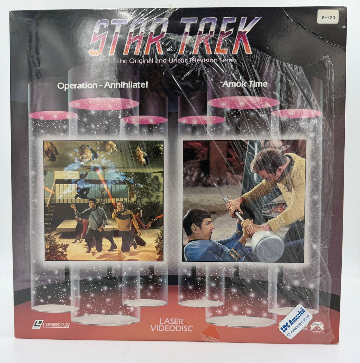 Star Trek: The Original Series – "Operation - Annihilate!" / "Amok Time" (1967 / 1985) Standard Edition – LaserDisc - VG+
