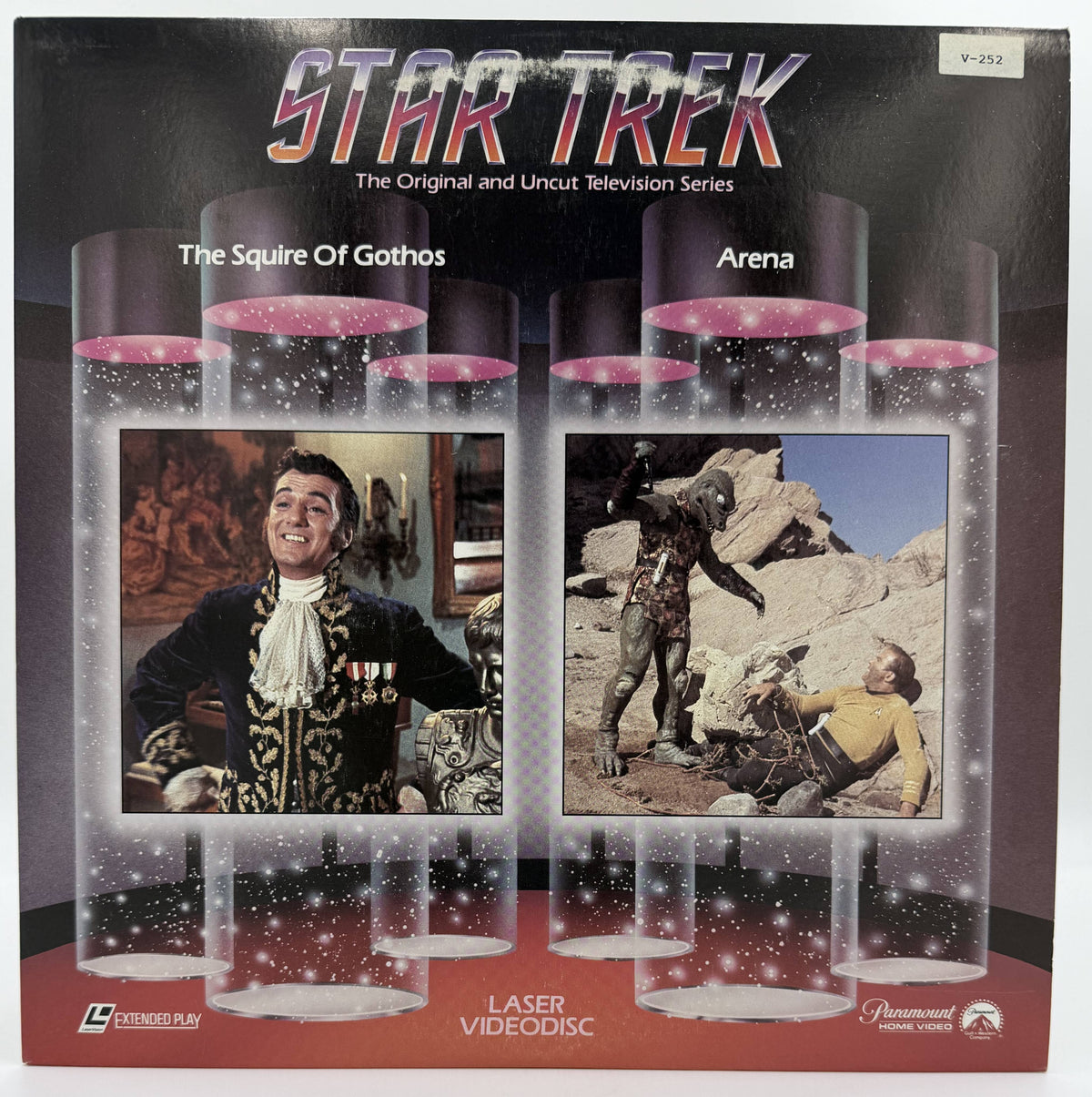 Star Trek: The Original Series – "The Squire Of Gothos" / "Arena" (1967 / 1985) Standard Edition – LaserDisc - VG+