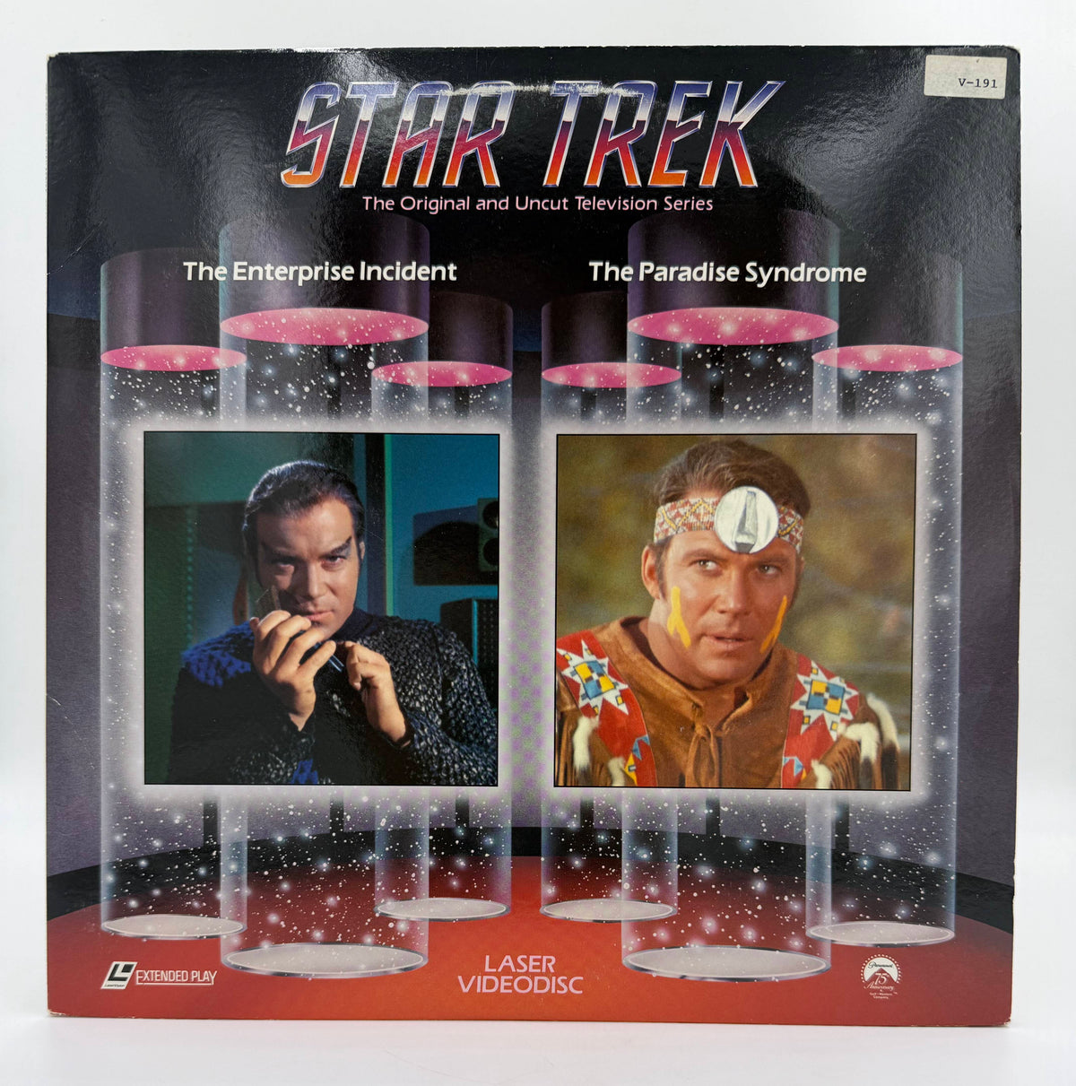 Star Trek: The Original Series – "The Enterprise Incident" / "The Paradise Syndrome" (1968 / 1987) Standard Edition – LaserDisc - VG
