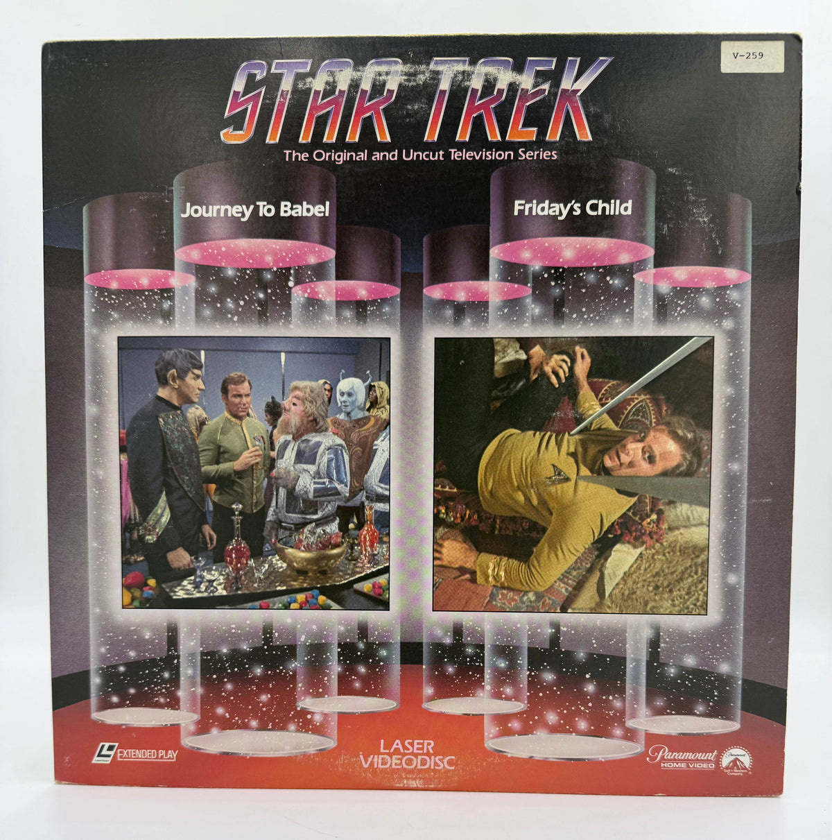 Star Trek: The Original Series – "Journey To Babel" / "Friday's Child" (1967 / 1985) Standard Edition – LaserDisc - VG+