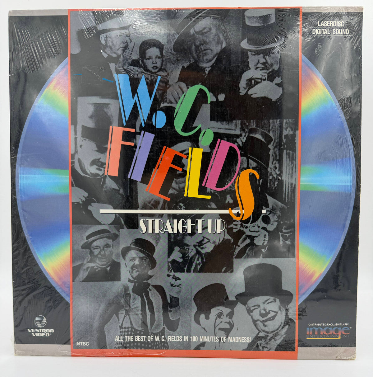 W.C. Fields: Straight Up (1986 / 1990) Standard Edition – LaserDisc - EX - Factory Sealed