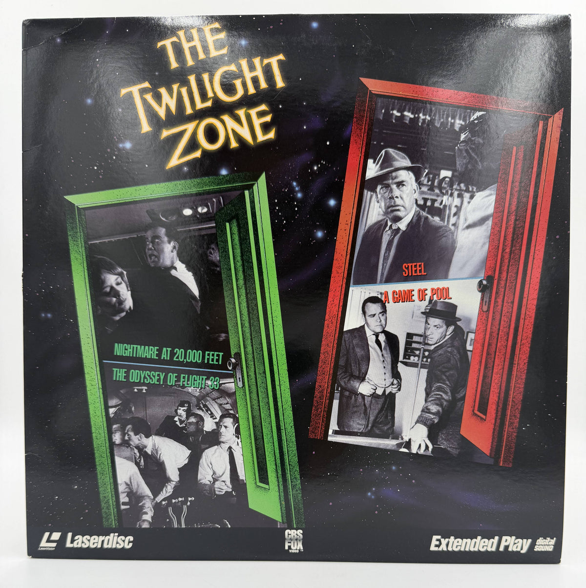 The Twilight Zone – "Nightmare At 20,000 Feet" / "The Odyssey Of Flight 33" / "Steel" / "A Game Of Pool" (1959–1963 / 1991) Standard Edition – LaserDisc - VG+