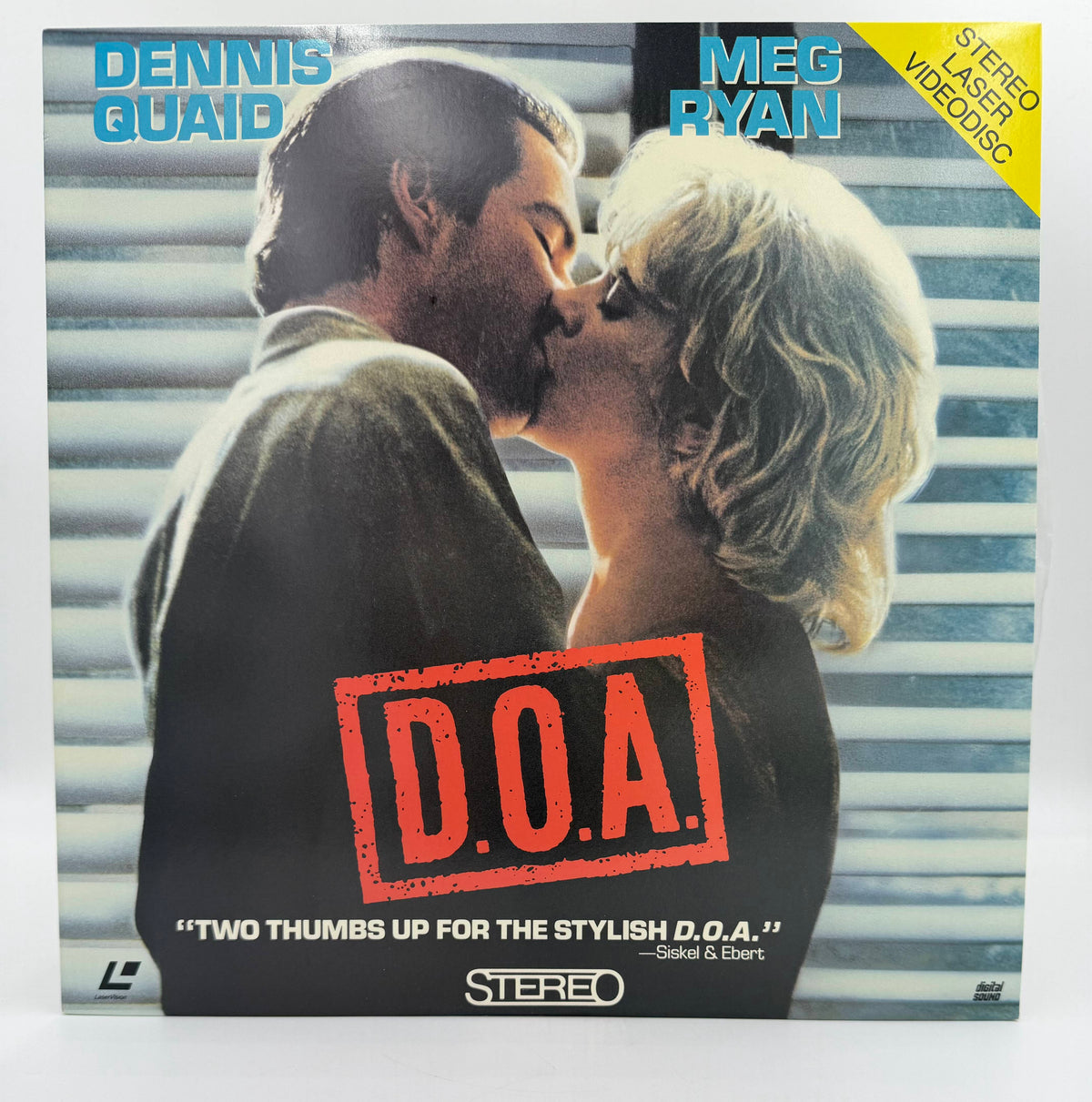 D.O.A. (1988) Standard Edition – LaserDisc - VG+